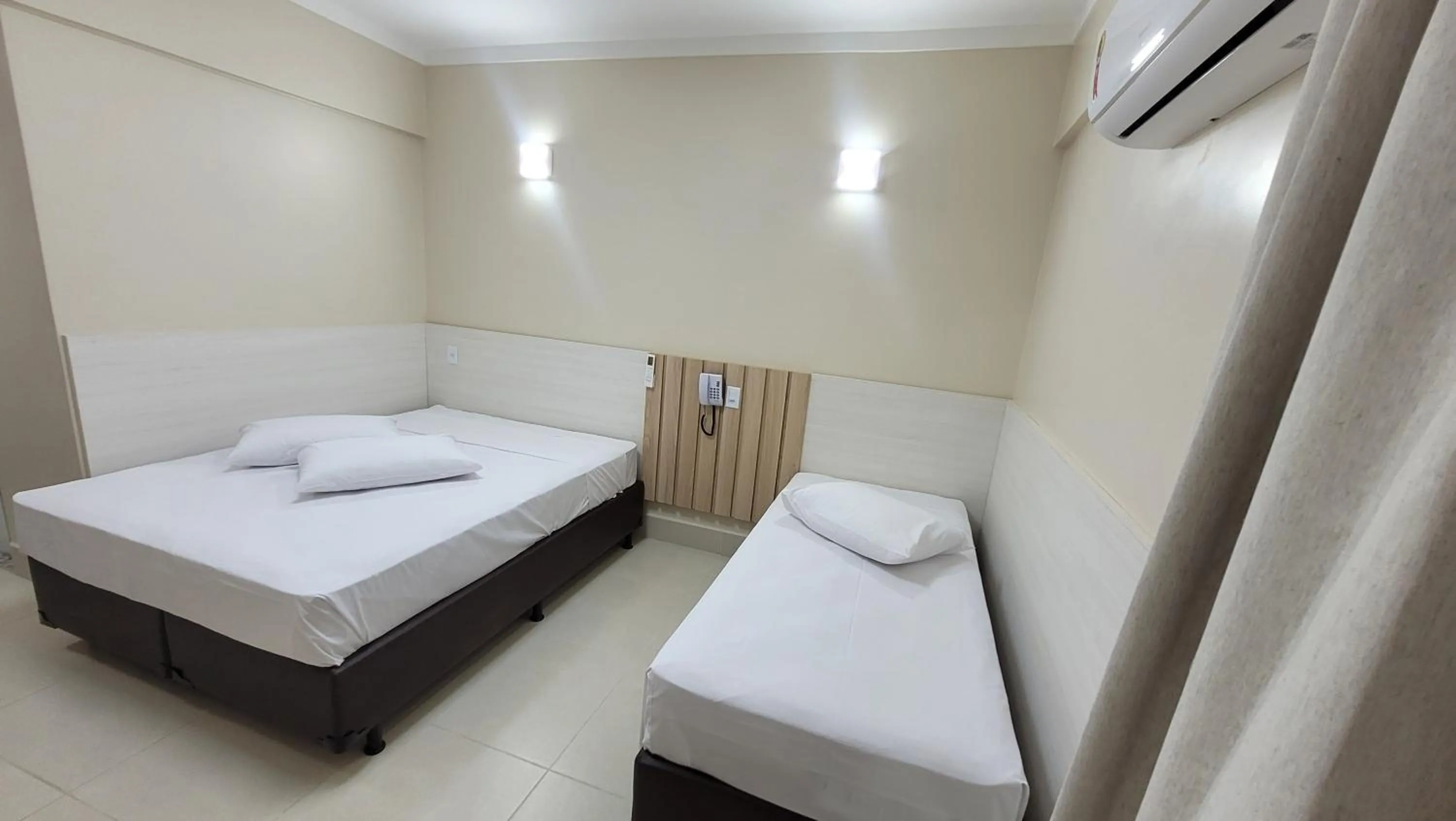 Bed in Spazzio Diroma Hospedagem com acesso gratuito no Acqua Park