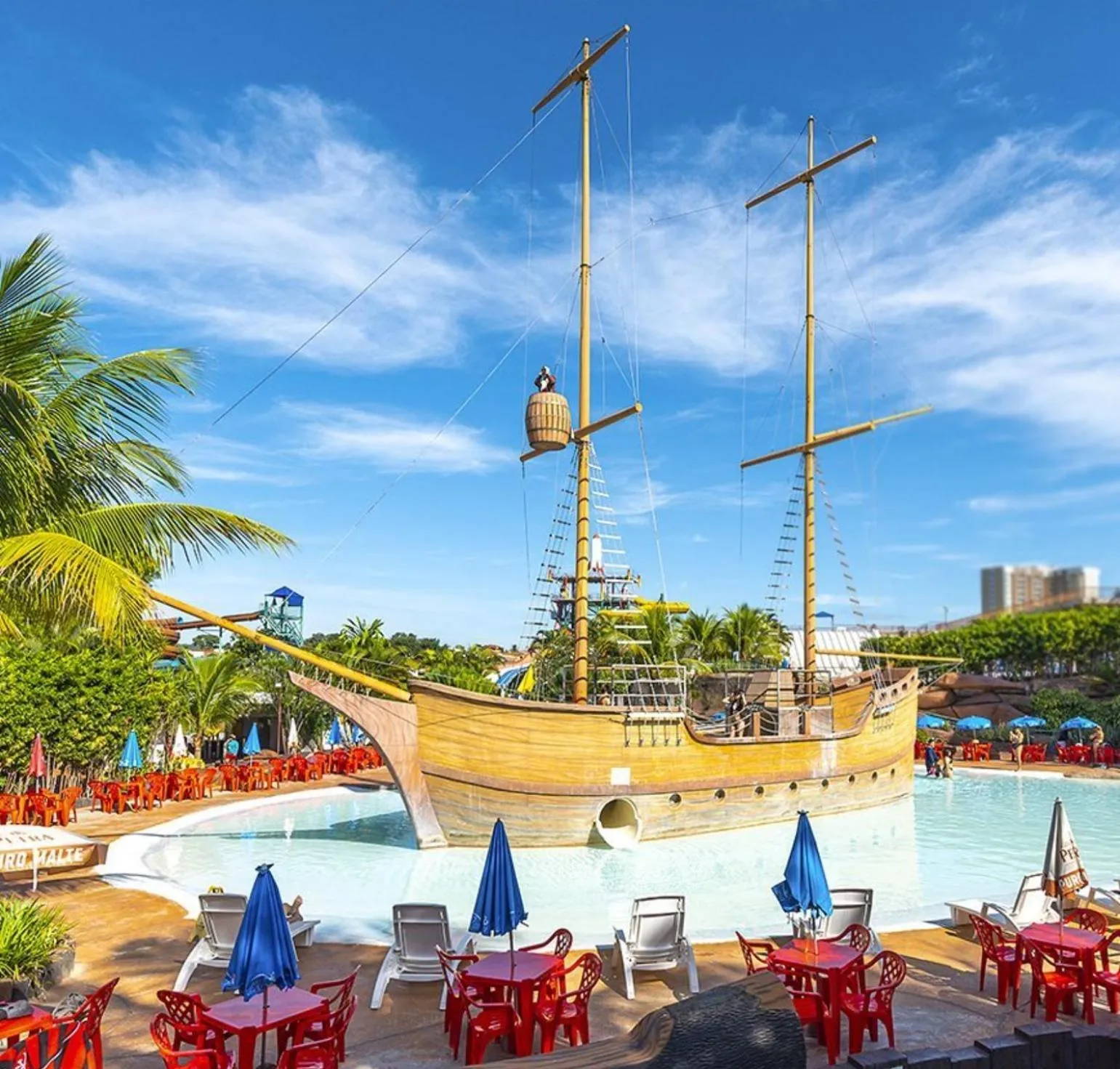 Aqua park in Spazzio Diroma Hospedagem com acesso gratuito no Acqua Park