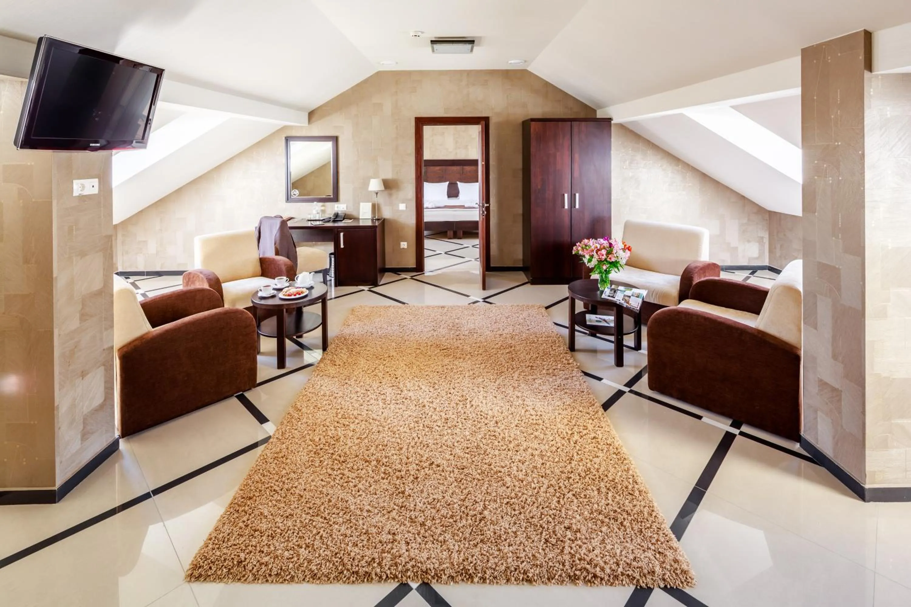 Living room in Taurus Hotel & SPA