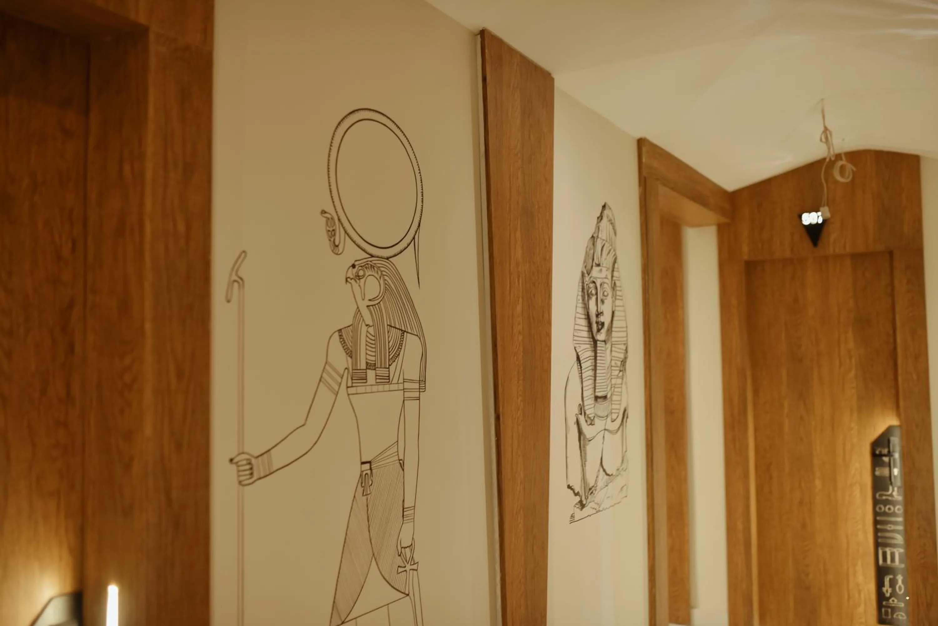 Decorative detail in Royal Great Pyramid INN