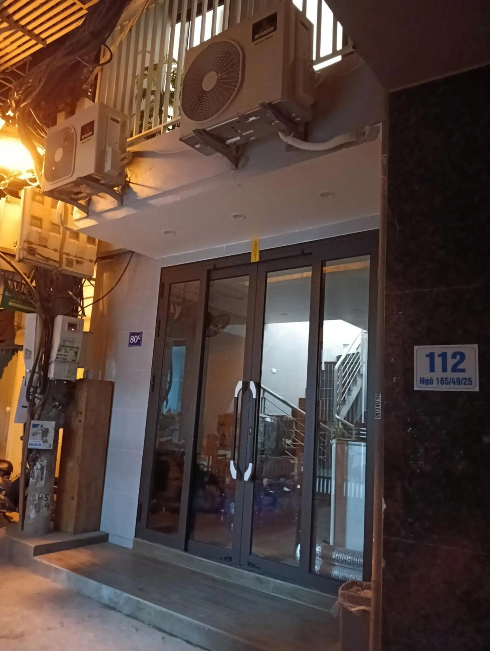 Facade/entrance in Blue Homestay Cau Giay