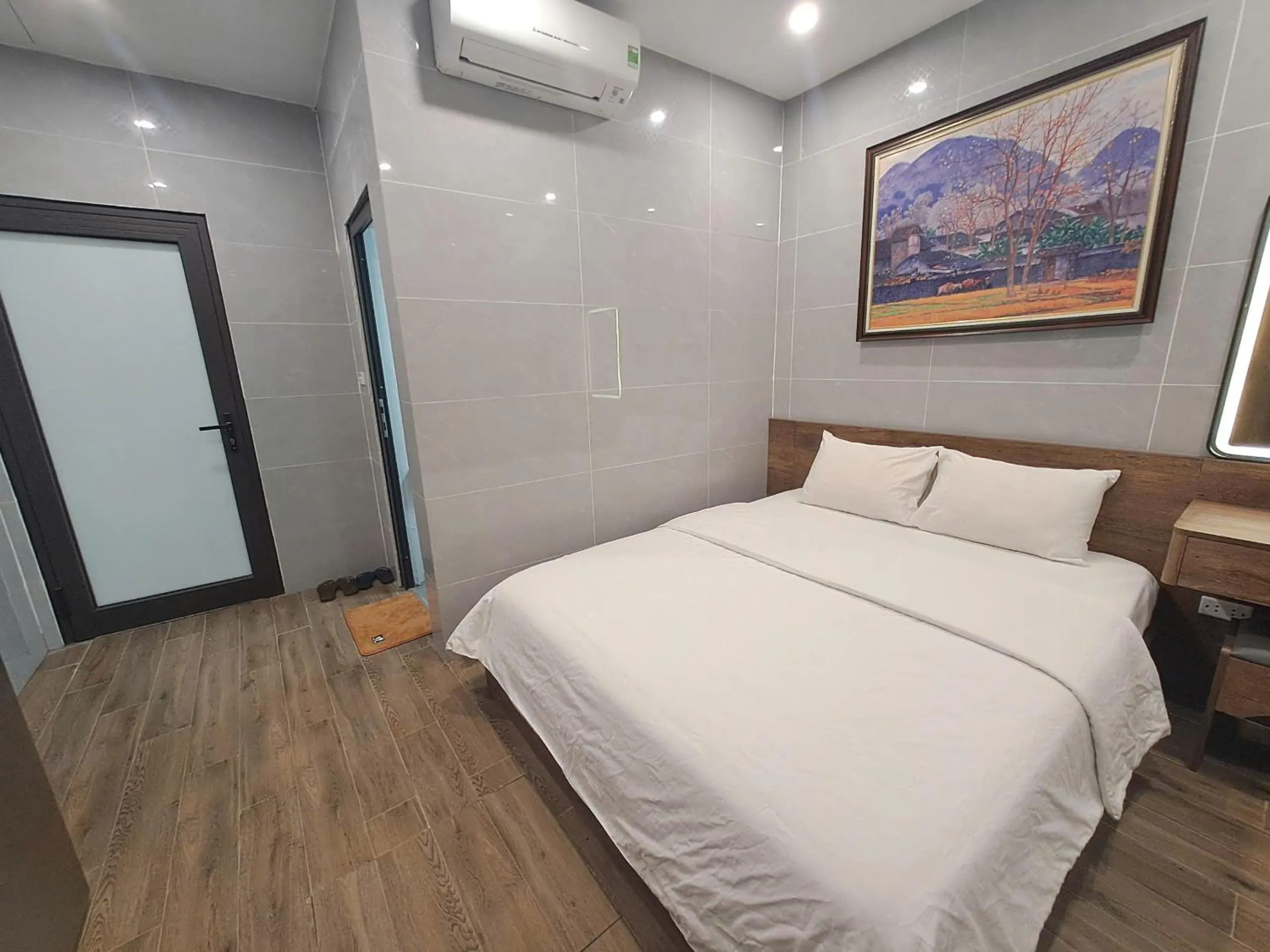 Bed in Blue Homestay Cau Giay