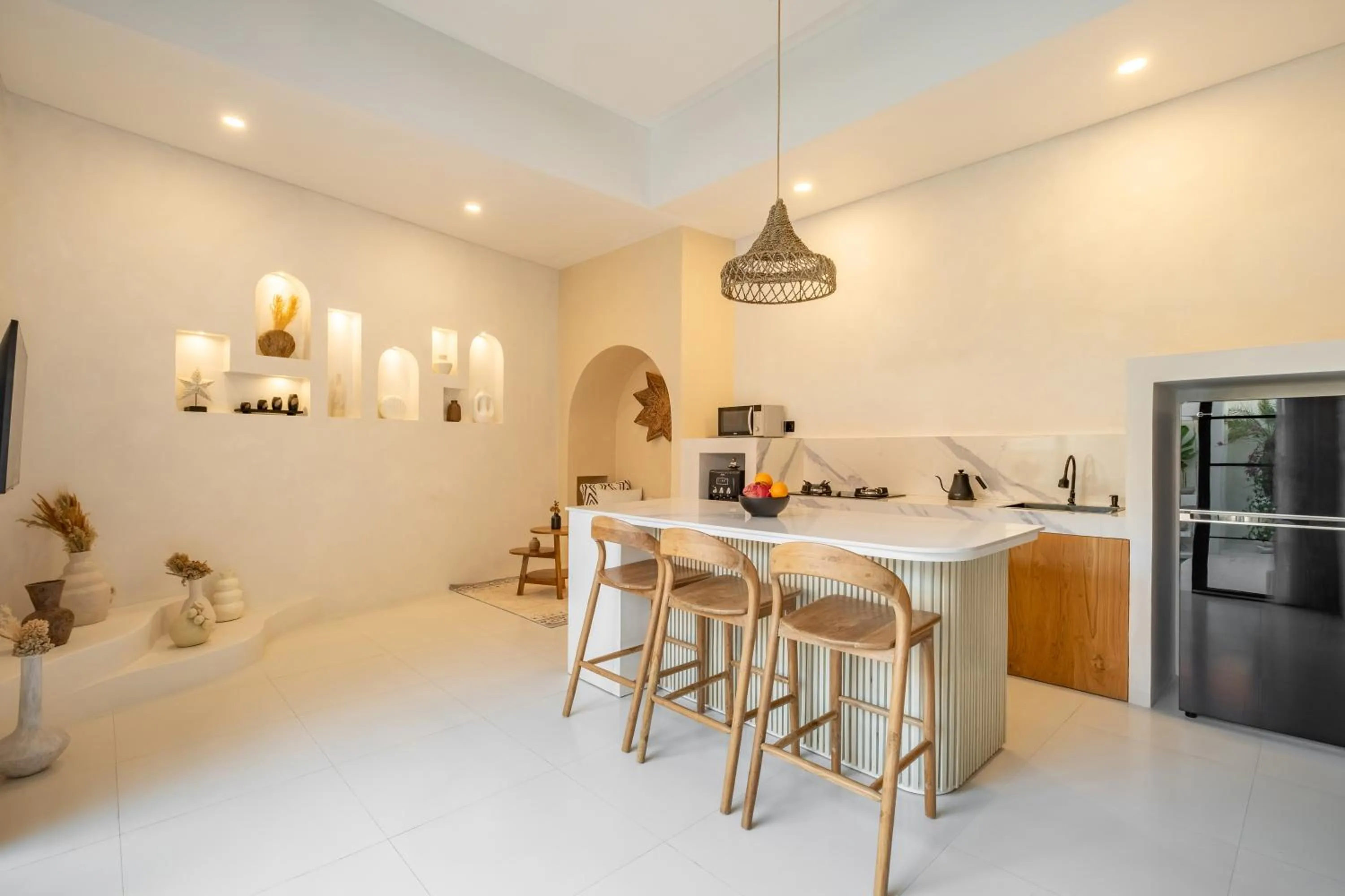 TV and multimedia in Villa Affinity Canggu by Azure Great Location