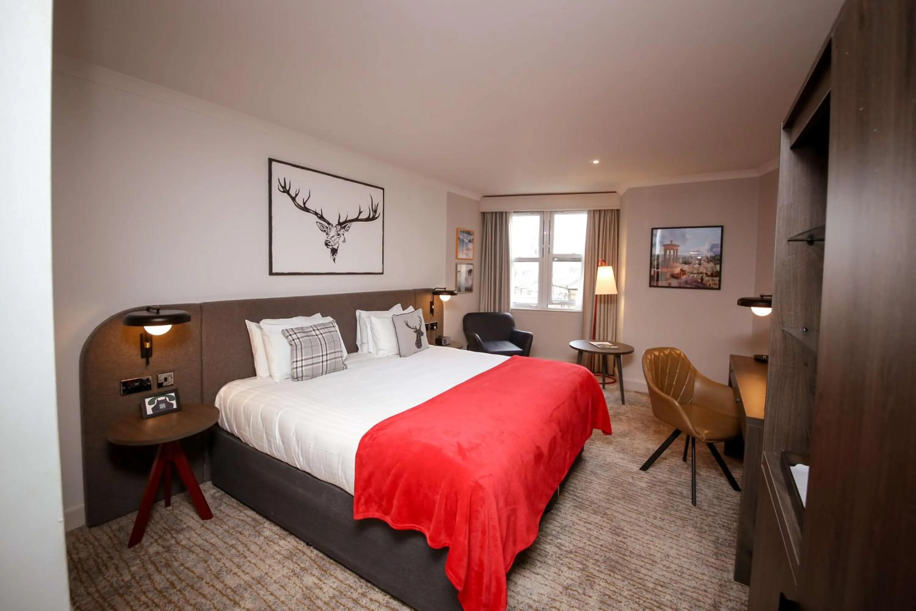 Bedroom, Bed in Bruntsfield Hotel