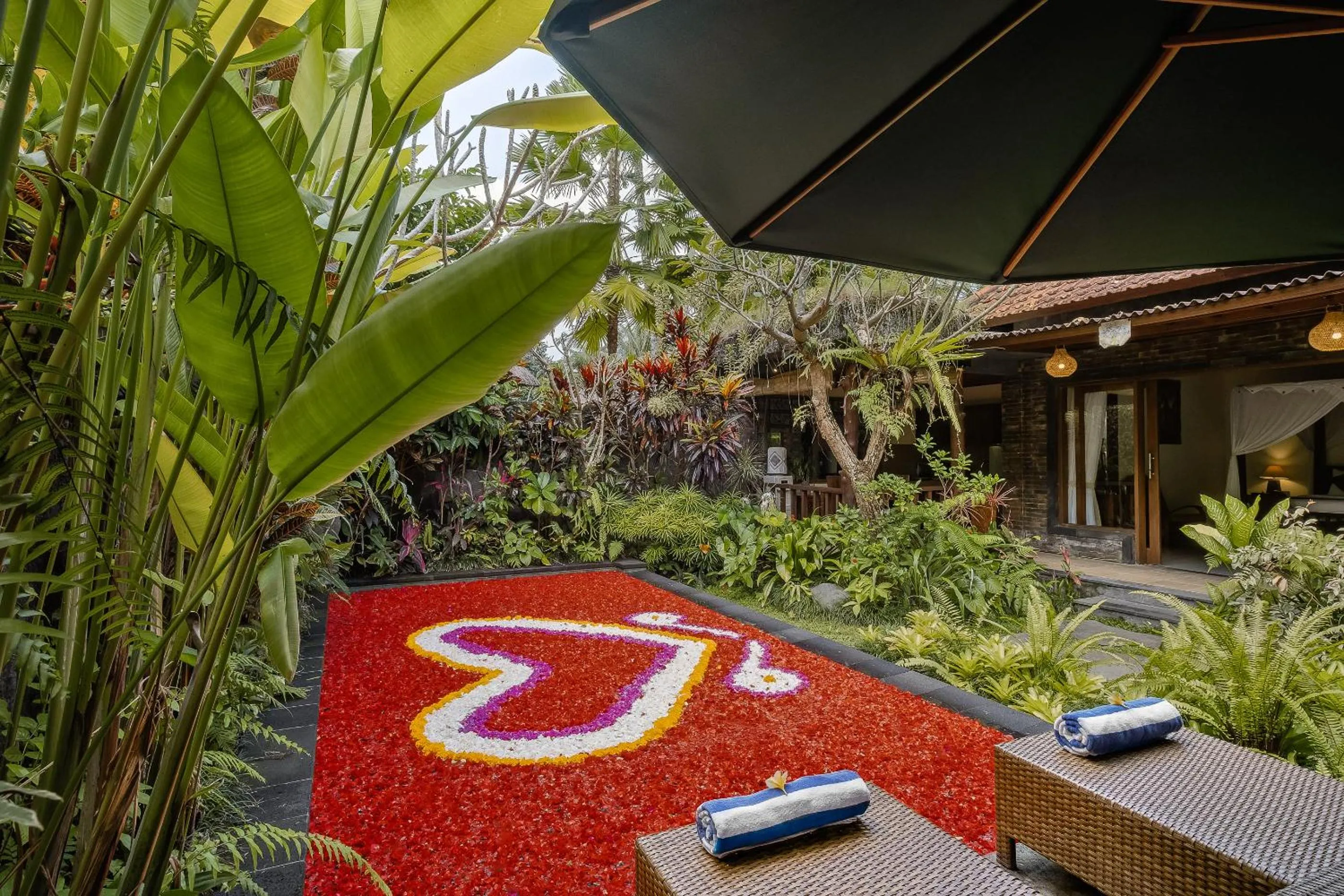 Patio in Teja Lokha Ubud Villa
