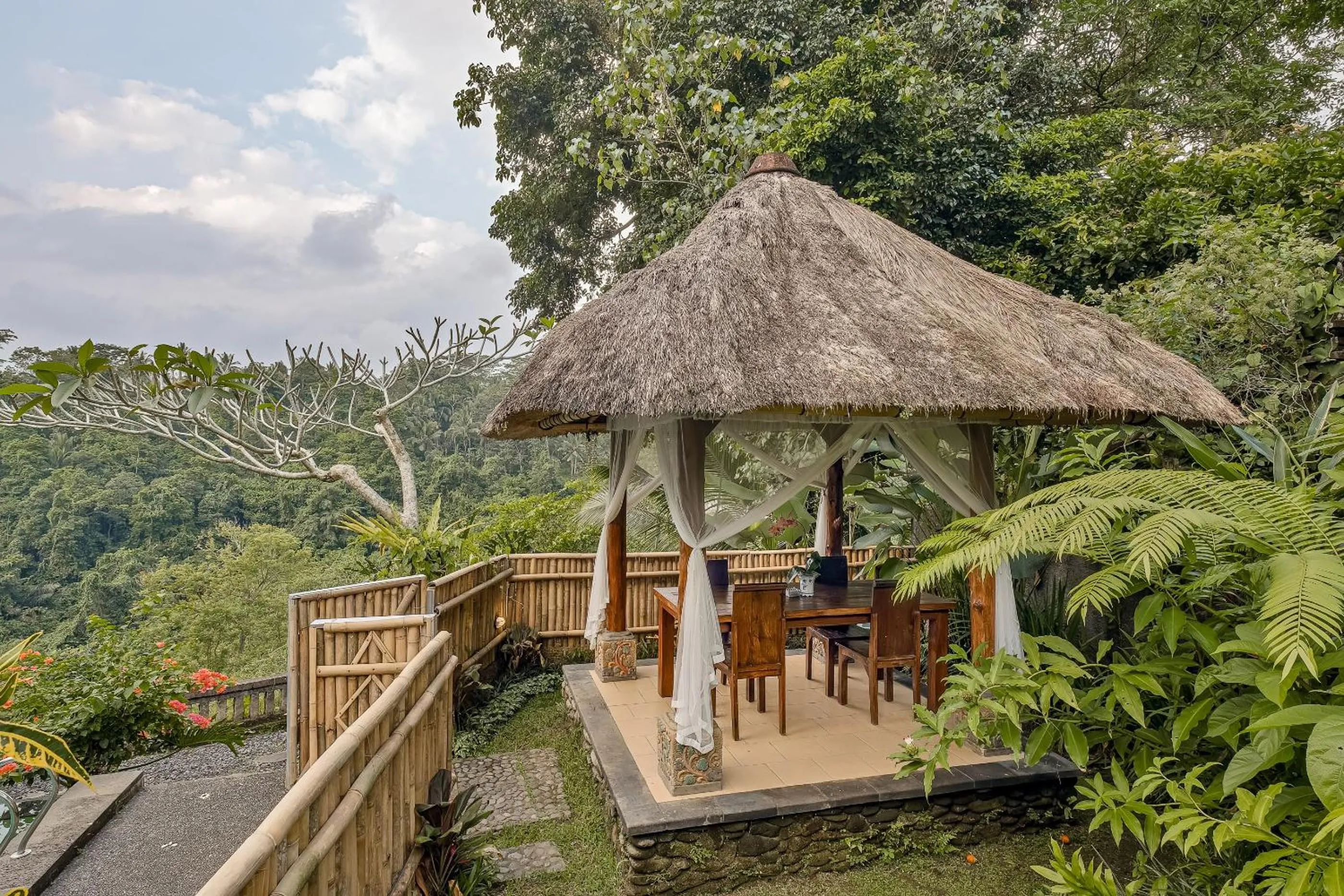 Patio in Teja Lokha Ubud Villa