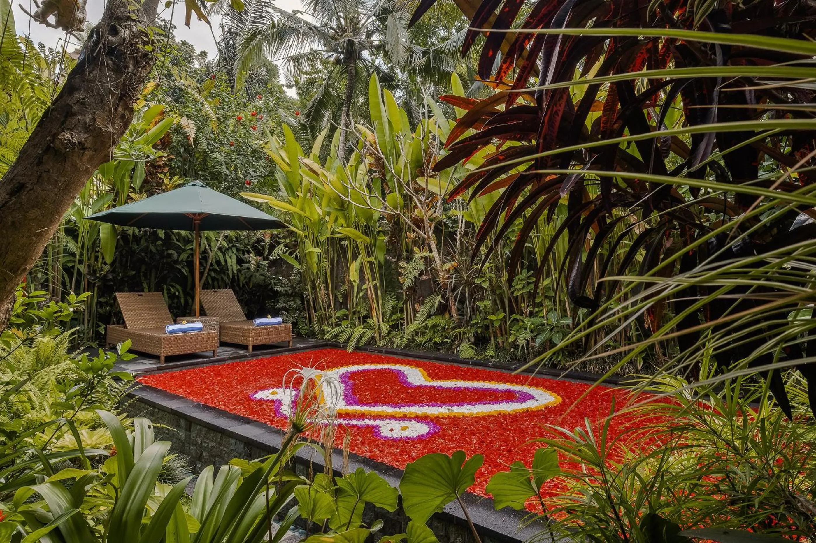Patio in Teja Lokha Ubud Villa