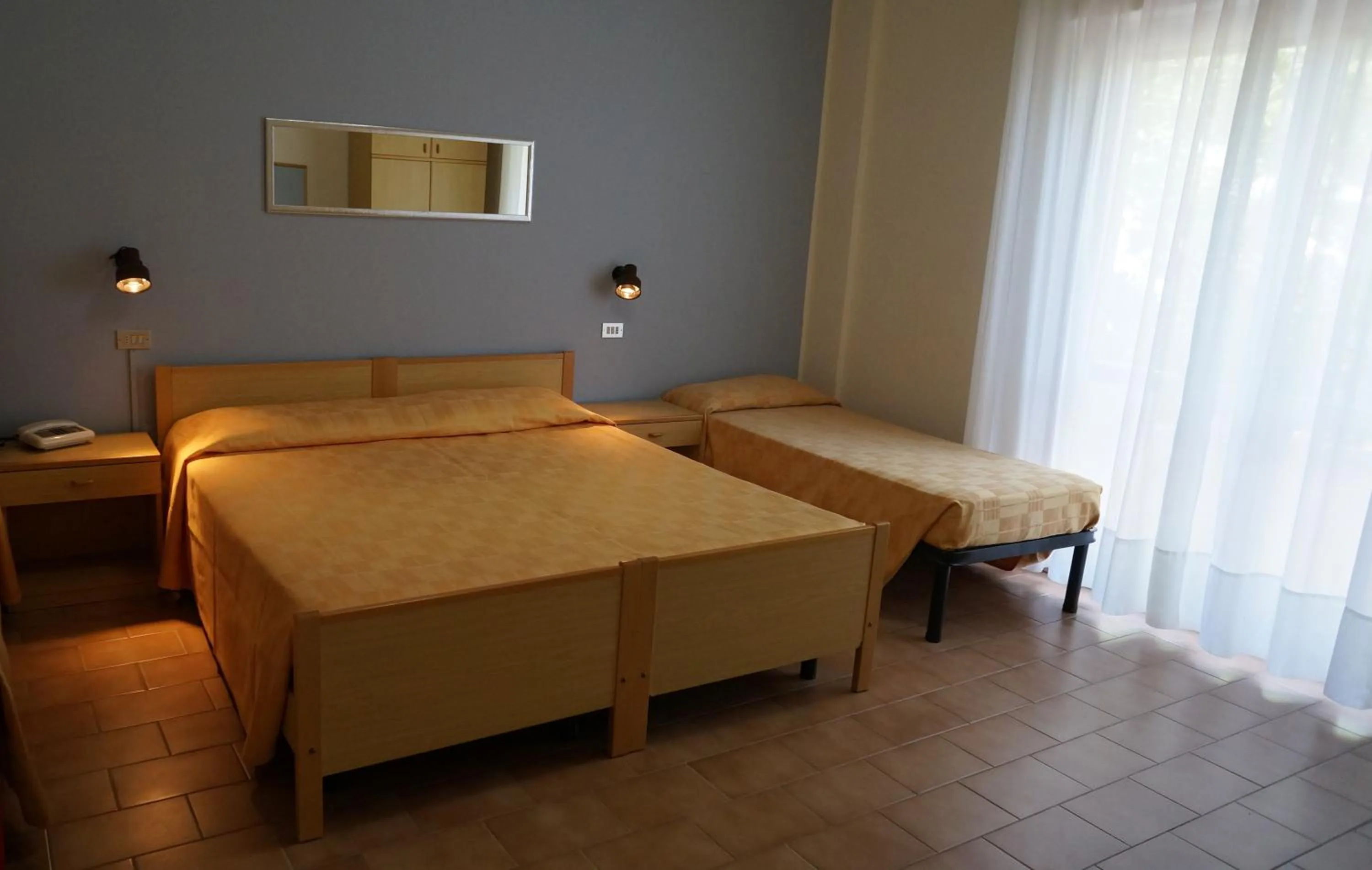 Bedroom, Bed in Hotel Quattro Palme