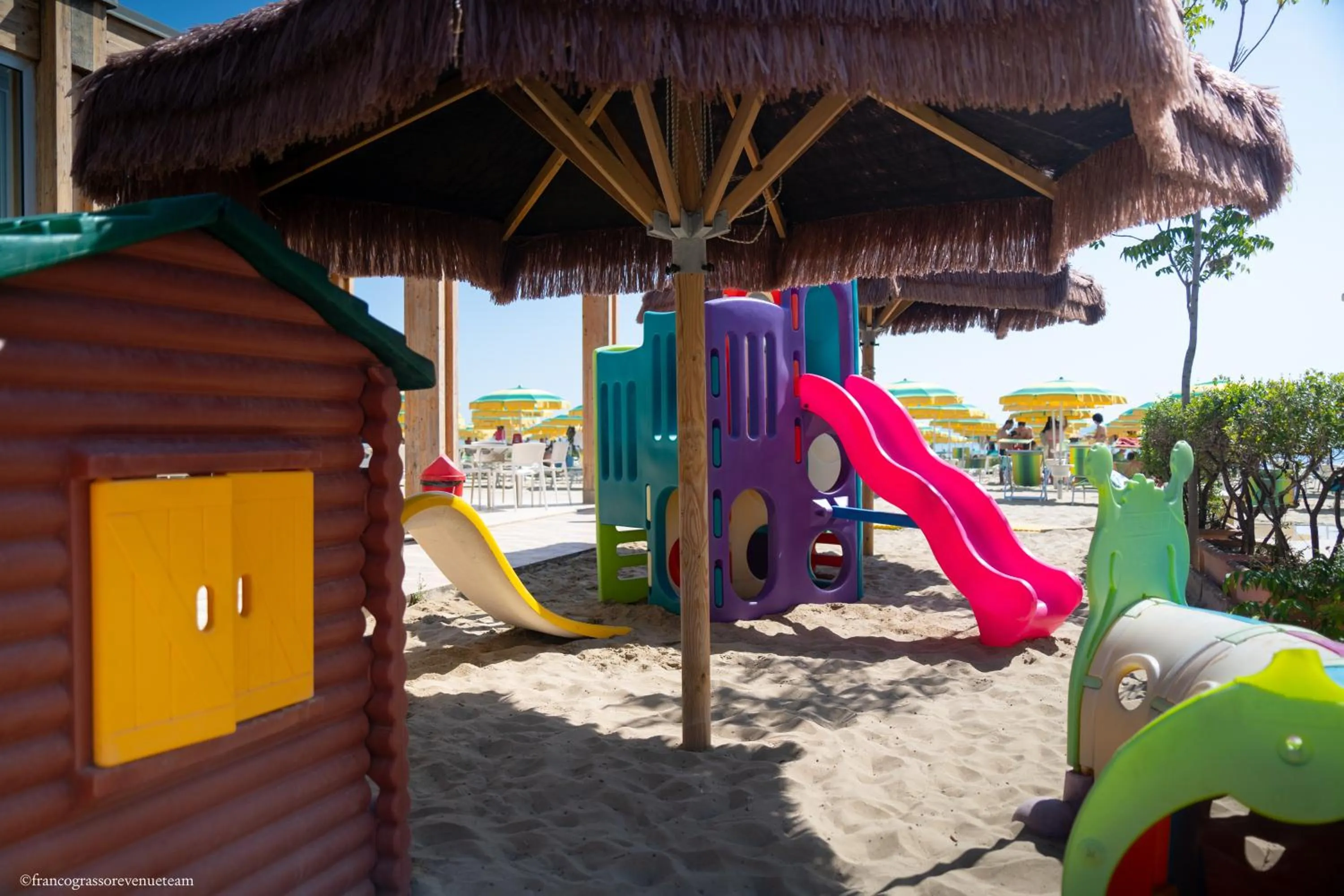 Beach in Hotel Quattro Palme