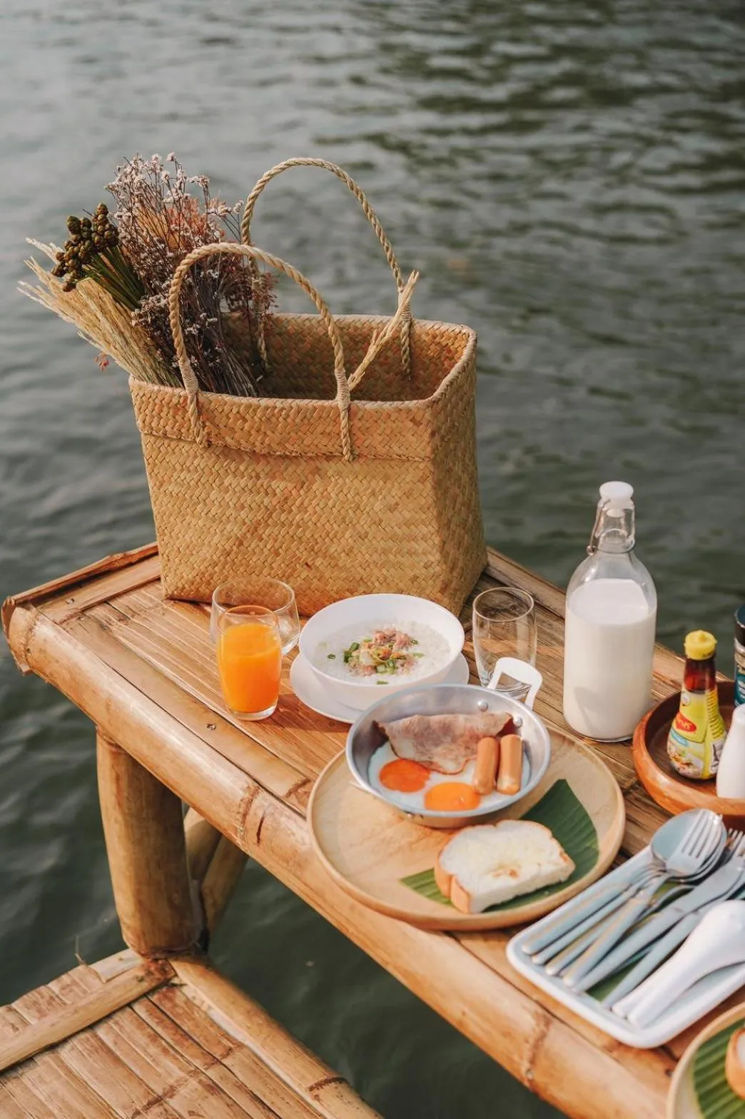 Natural landscape in The Three Bubble Houses