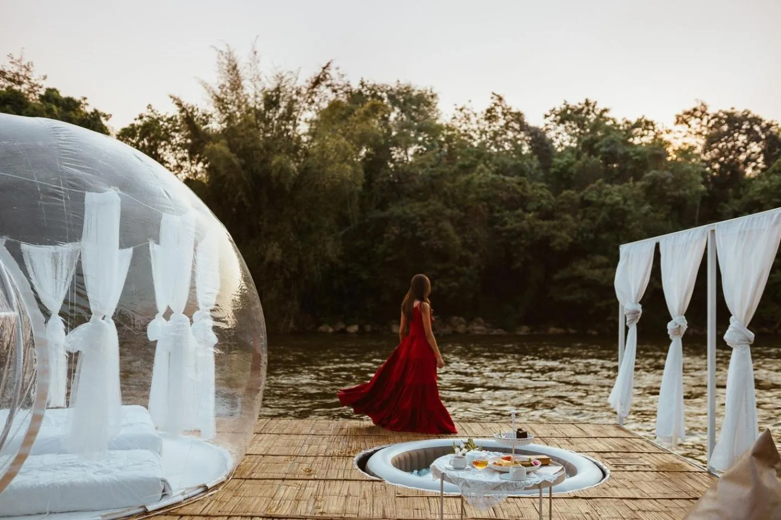 The Three Bubble Houses