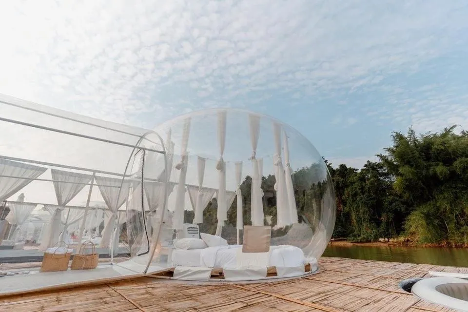 The Three Bubble Houses