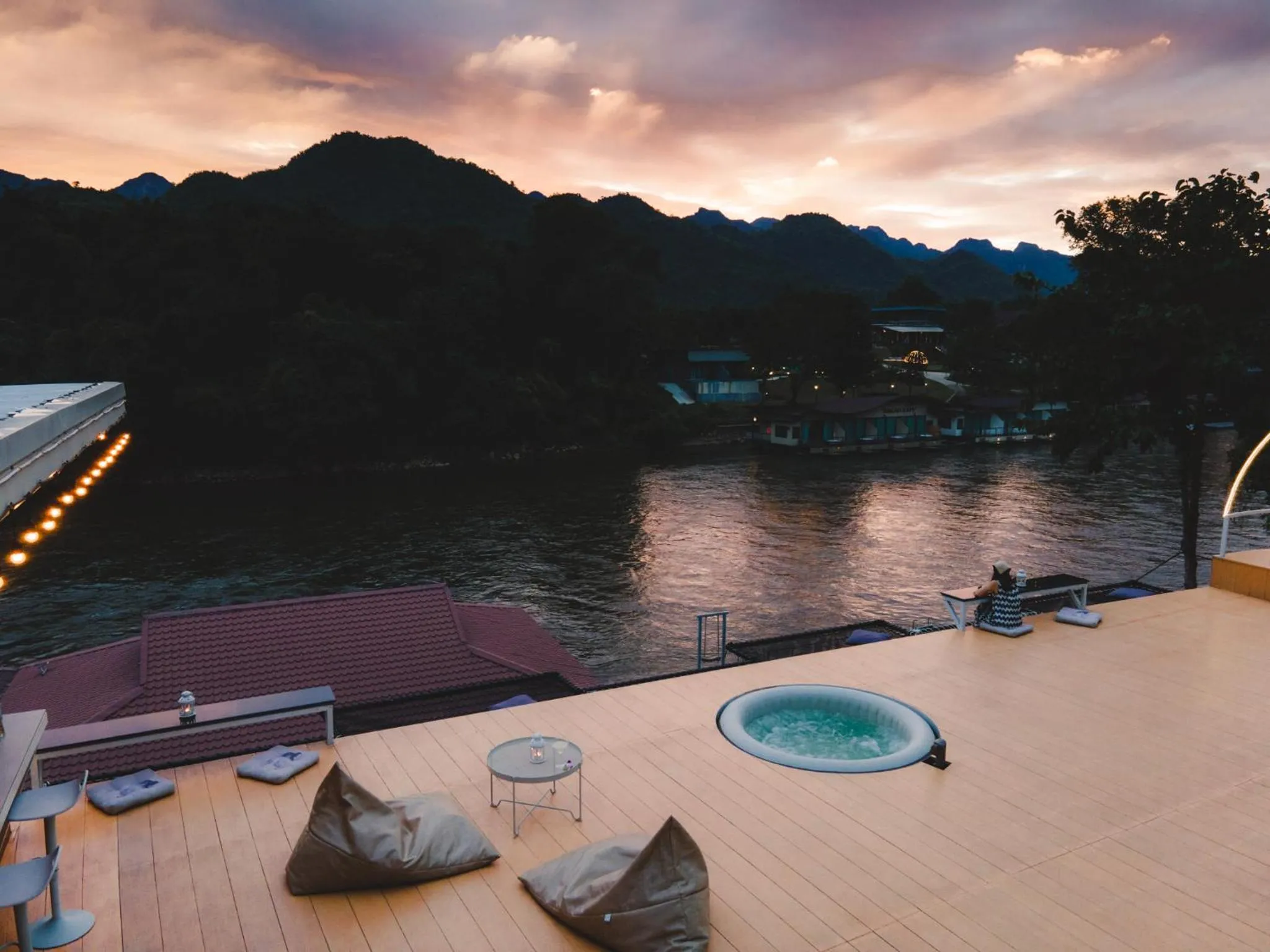 Balcony/Terrace in The Three Bubble Houses