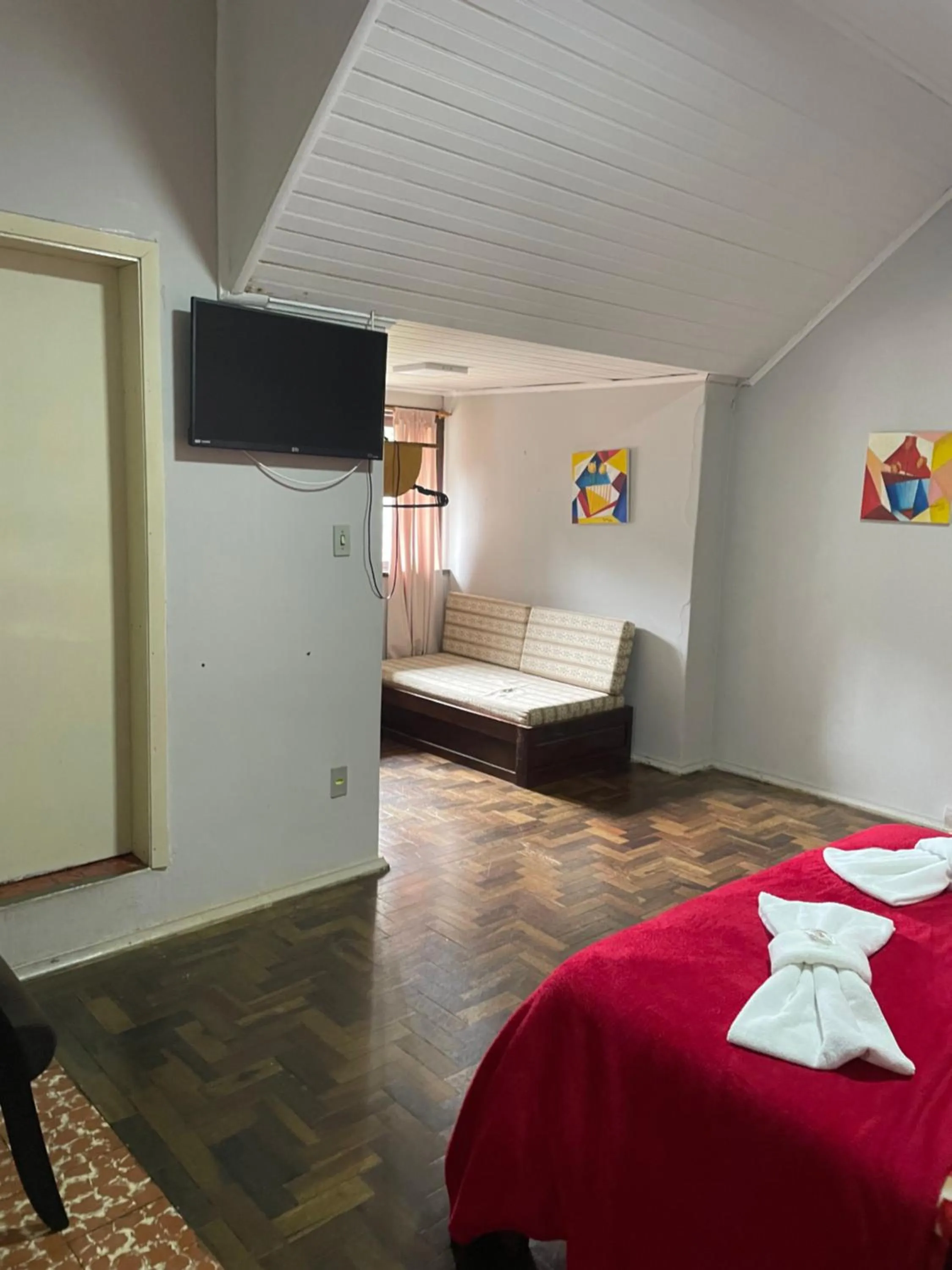 Bedroom, Bed in Pousada Vista do Lago - HOSTEL