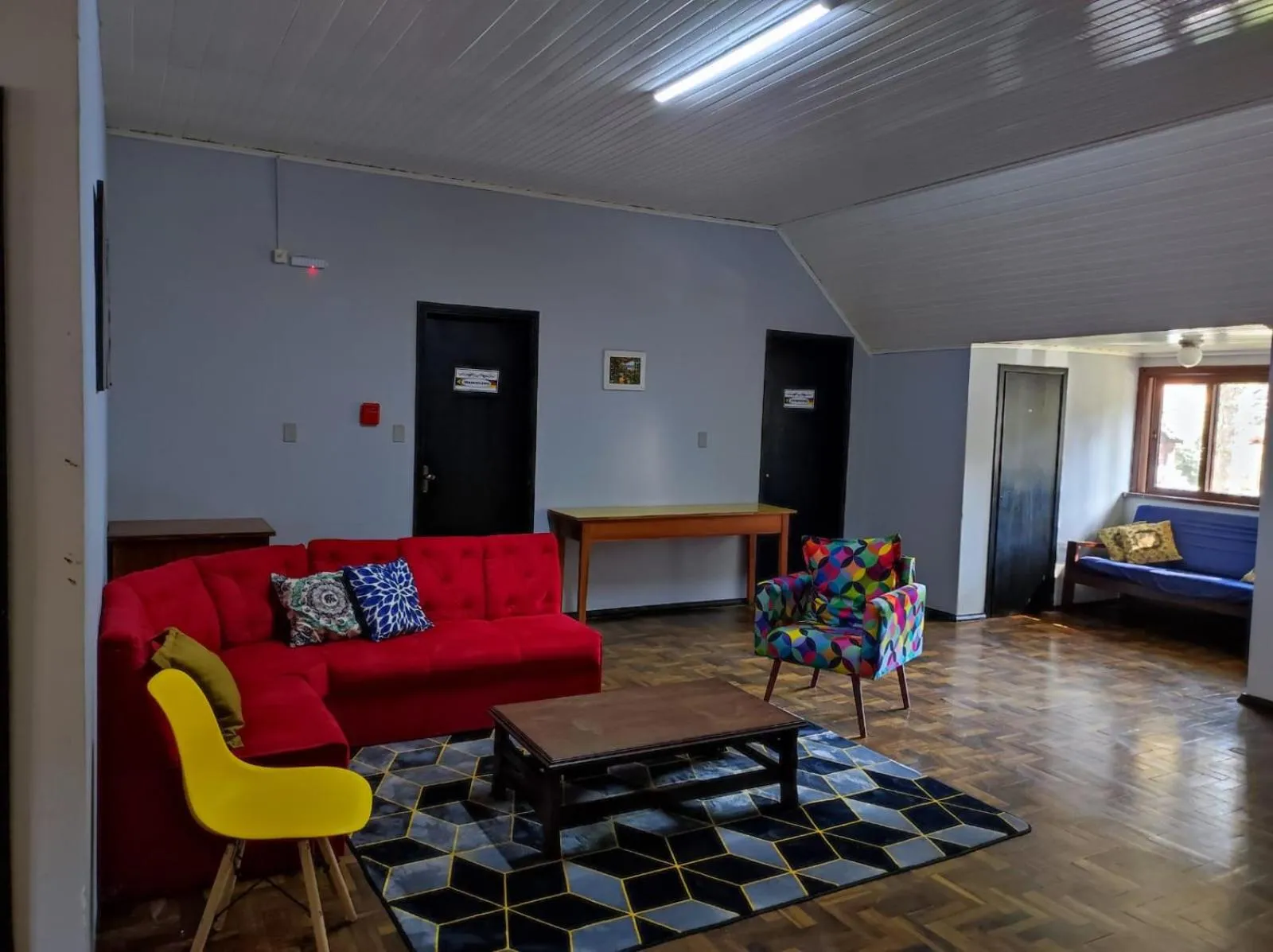 Living room in Pousada Vista do Lago - HOSTEL