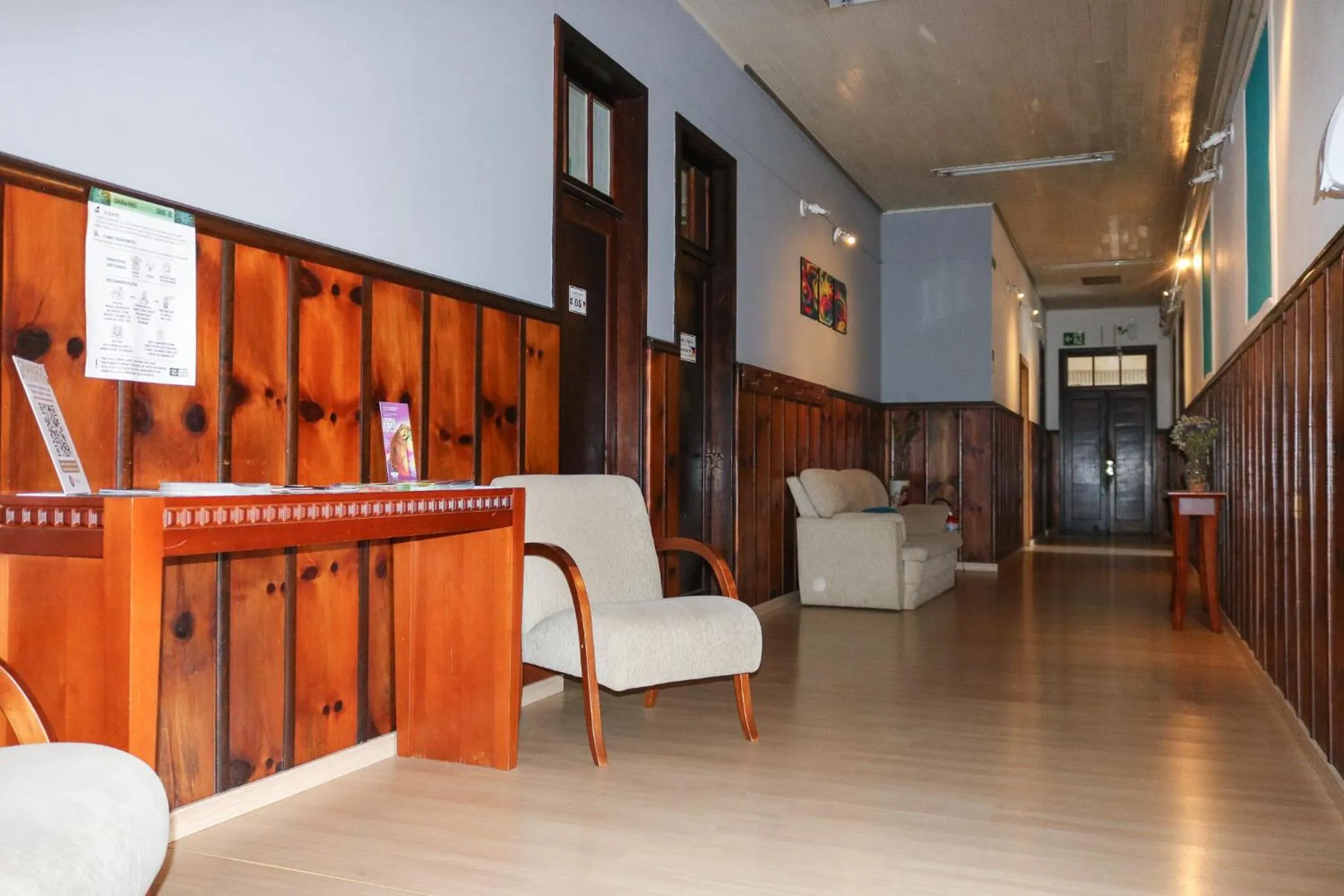 Living room in Pousada Vista do Lago - HOSTEL