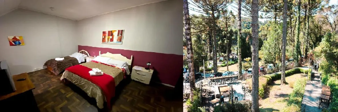 Garden in Pousada Vista do Lago - HOSTEL