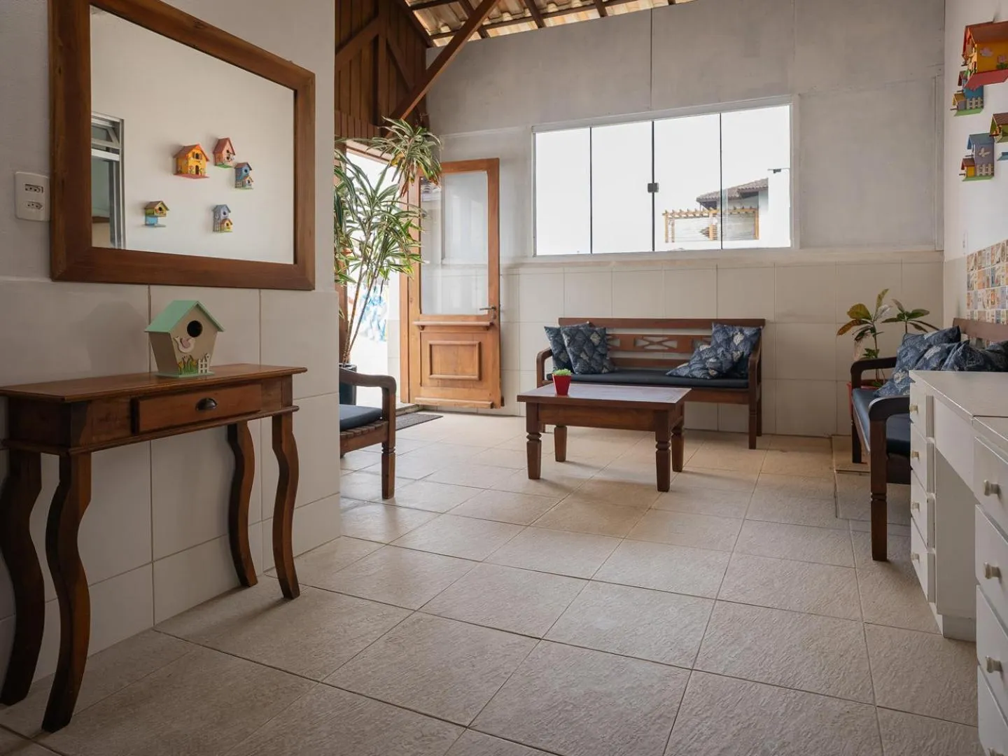 Seating area in Pousada Kindermann - Jurerê