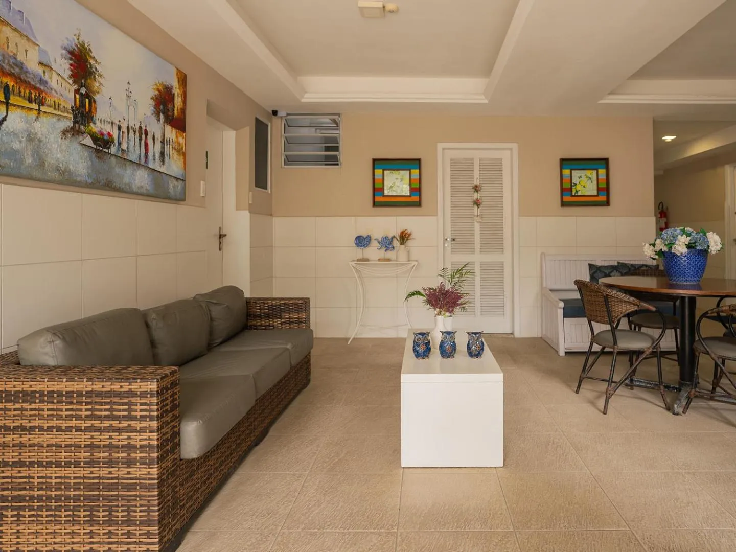 Seating area in Pousada Kindermann - Jurerê