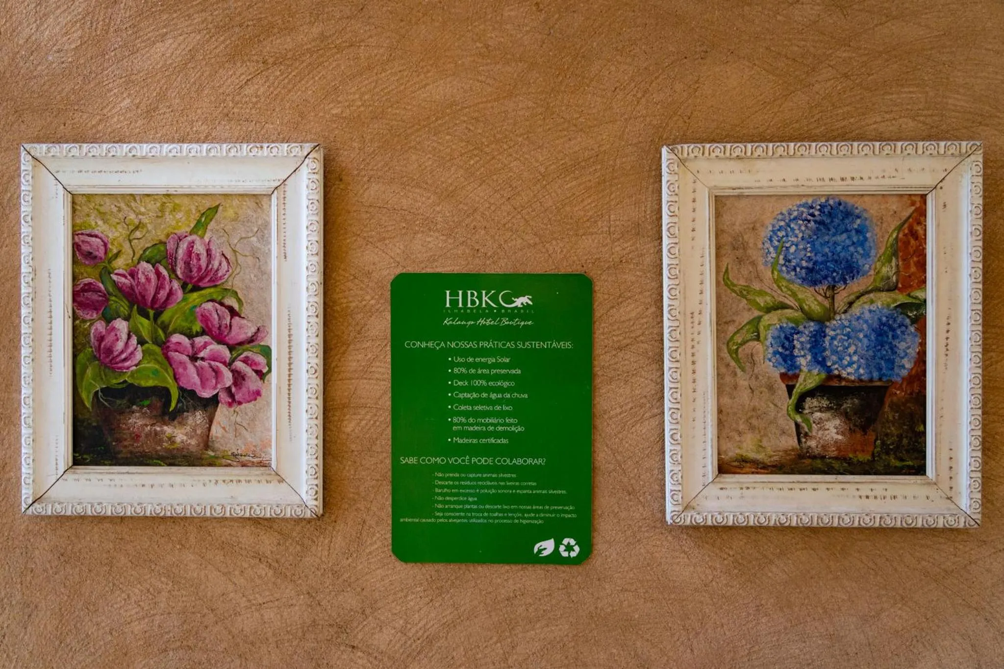 Decorative detail in Kalango Hotel Boutique