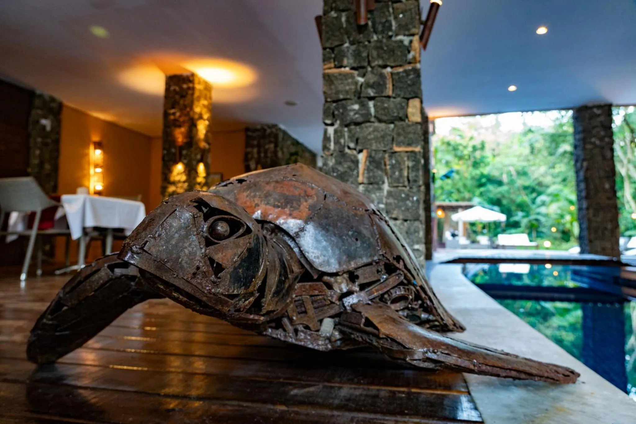 Decorative detail in Kalango Hotel Boutique