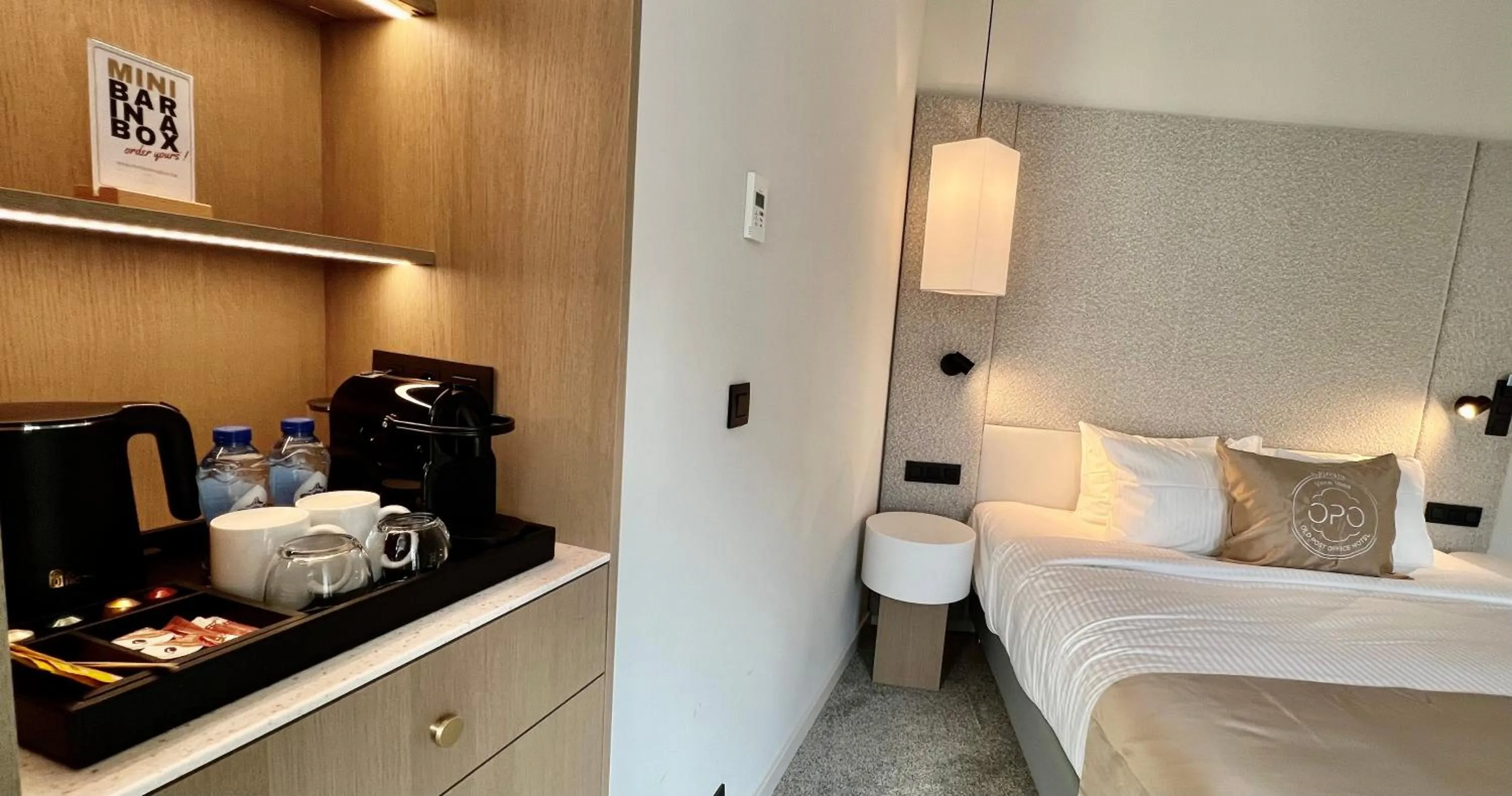 Coffee/tea facilities, Bed in OPO Hotel