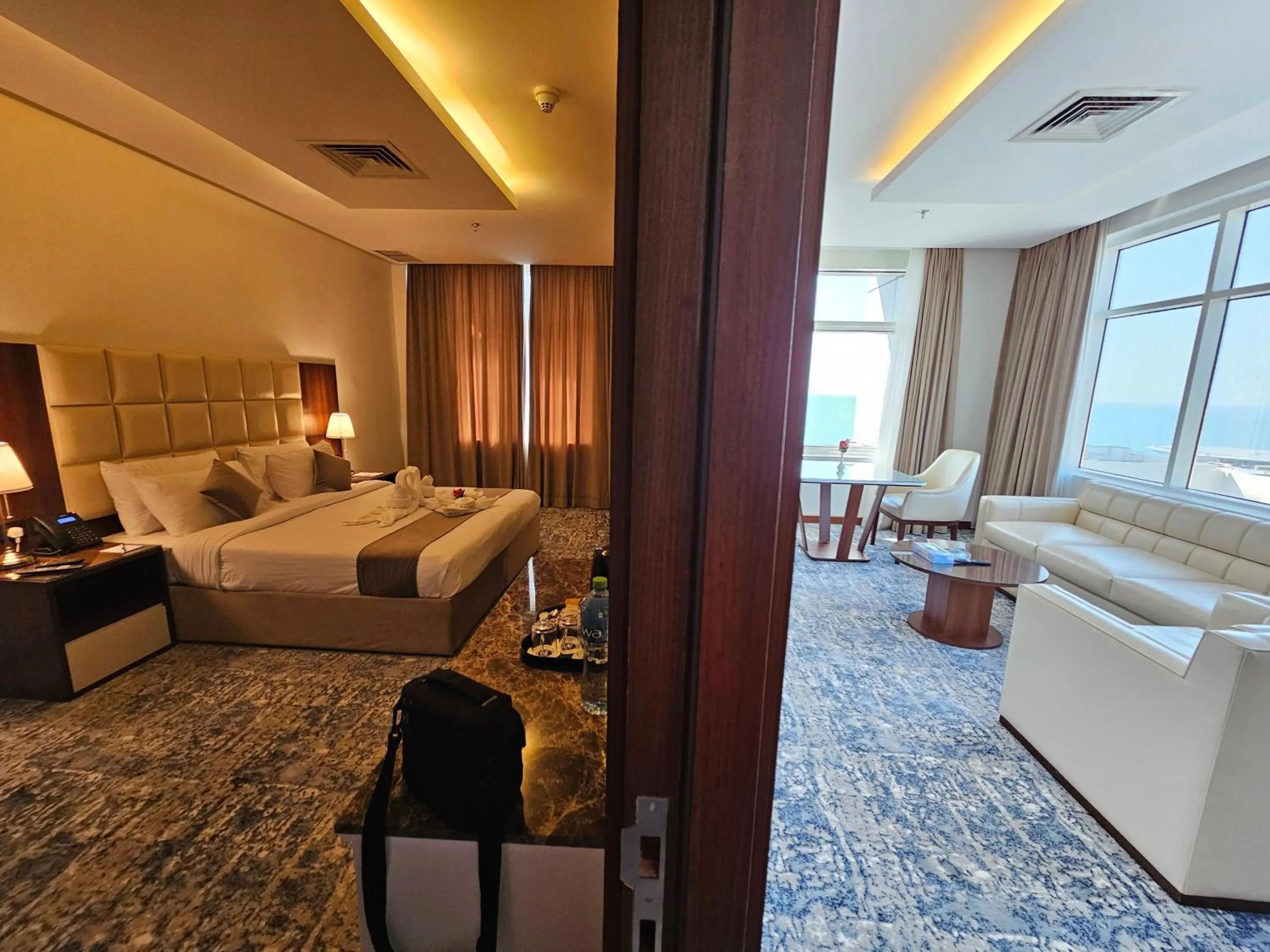 Bed in Dolphin Continental Hotel