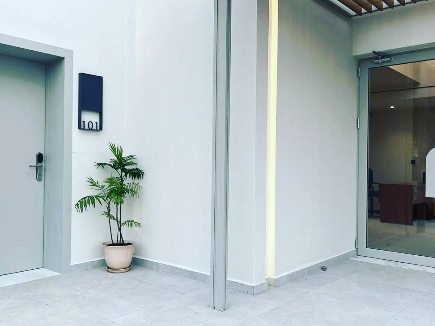 Facade/entrance in Balance Accommodation