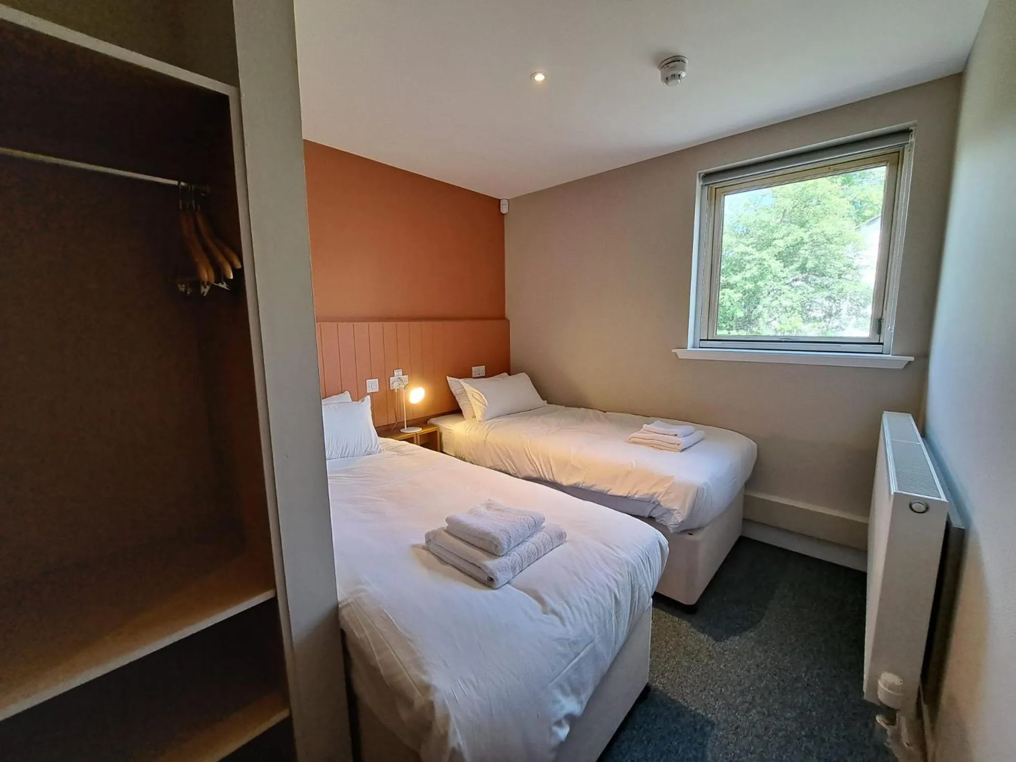 Bed in An Spiris Accommodation at Dundreggan Rewilding Centre