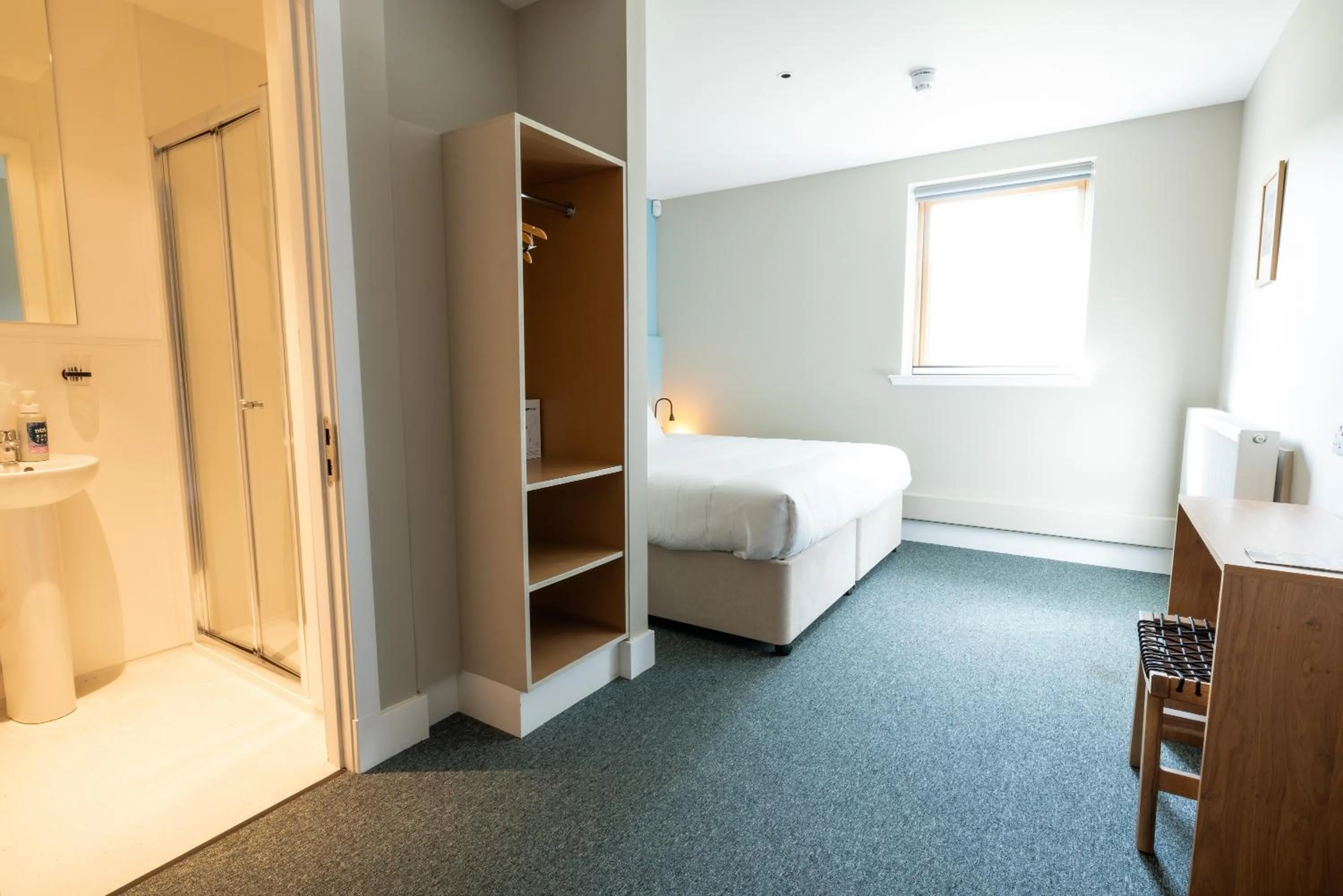 Bedroom, Bed in An Spiris Accommodation at Dundreggan Rewilding Centre