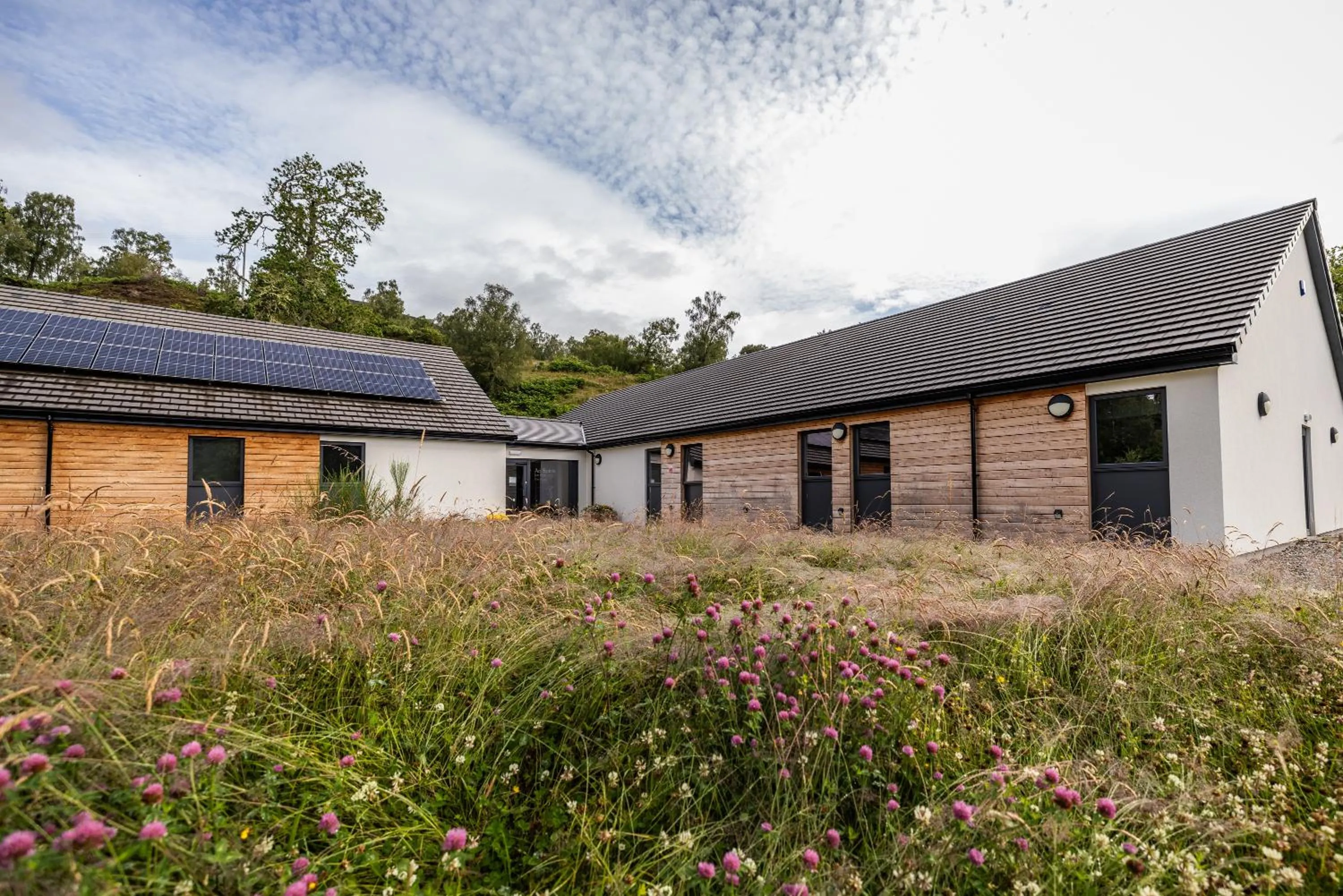 Property building in An Spiris Accommodation at Dundreggan Rewilding Centre