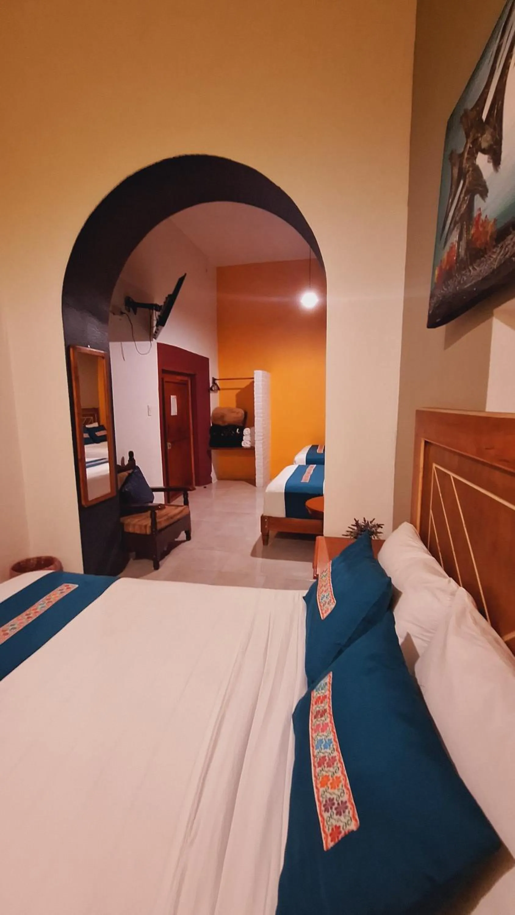 Bed in Posada La Plazuela