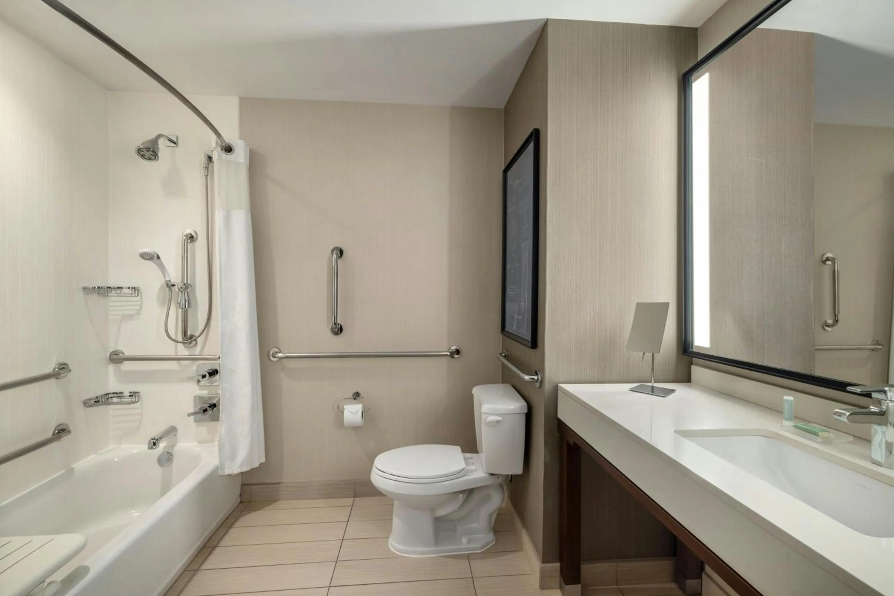 Bathroom in Courtyard by Marriott Portland Downtown/Waterfront