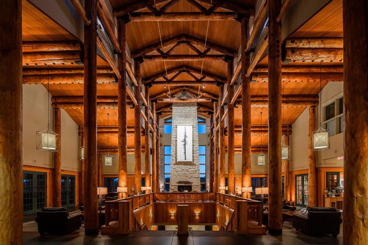 Lobby or reception in Lied Lodge at Arbor Day Farm