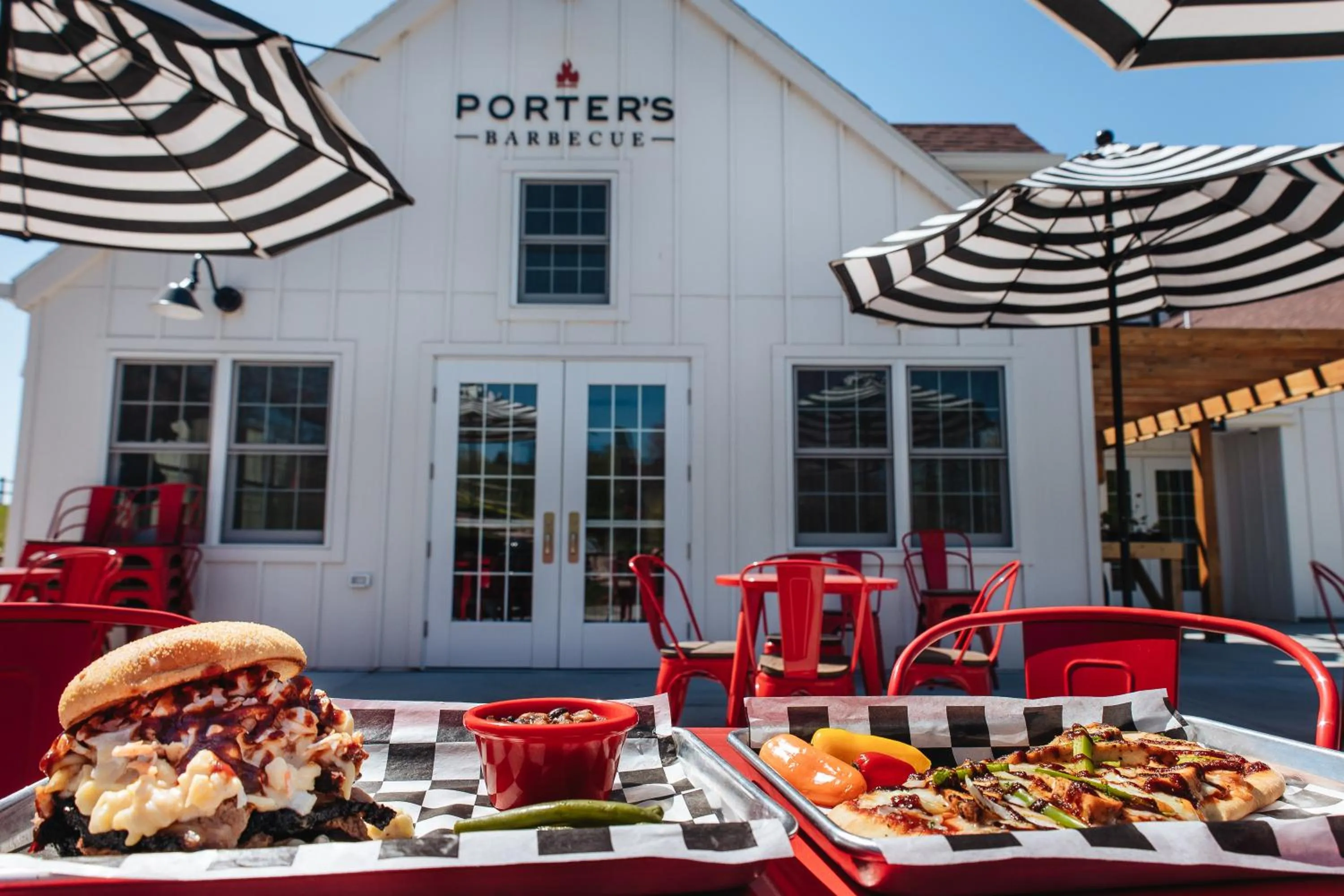 BBQ facilities in Lied Lodge at Arbor Day Farm