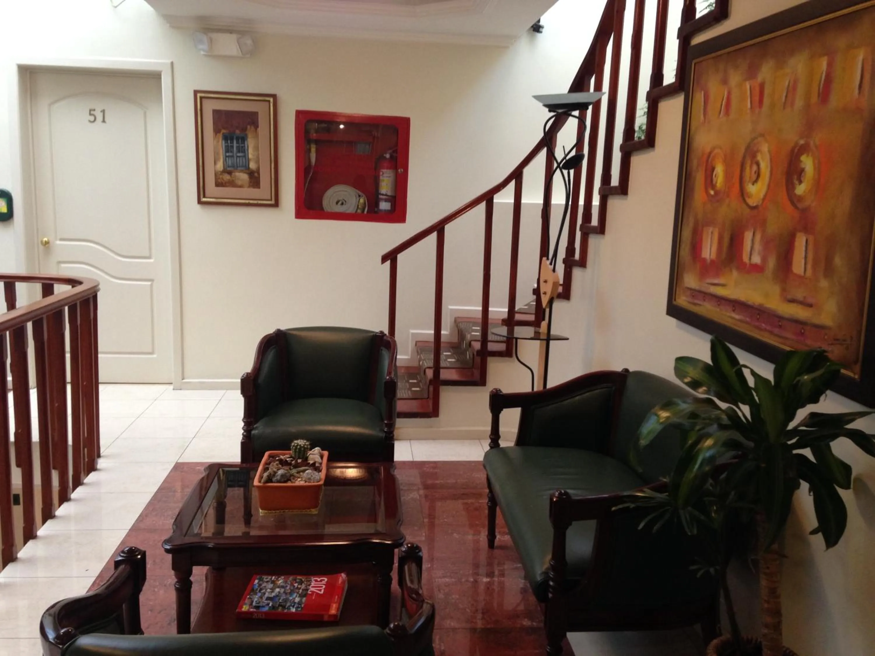 Living room in Hotel Yanuncay