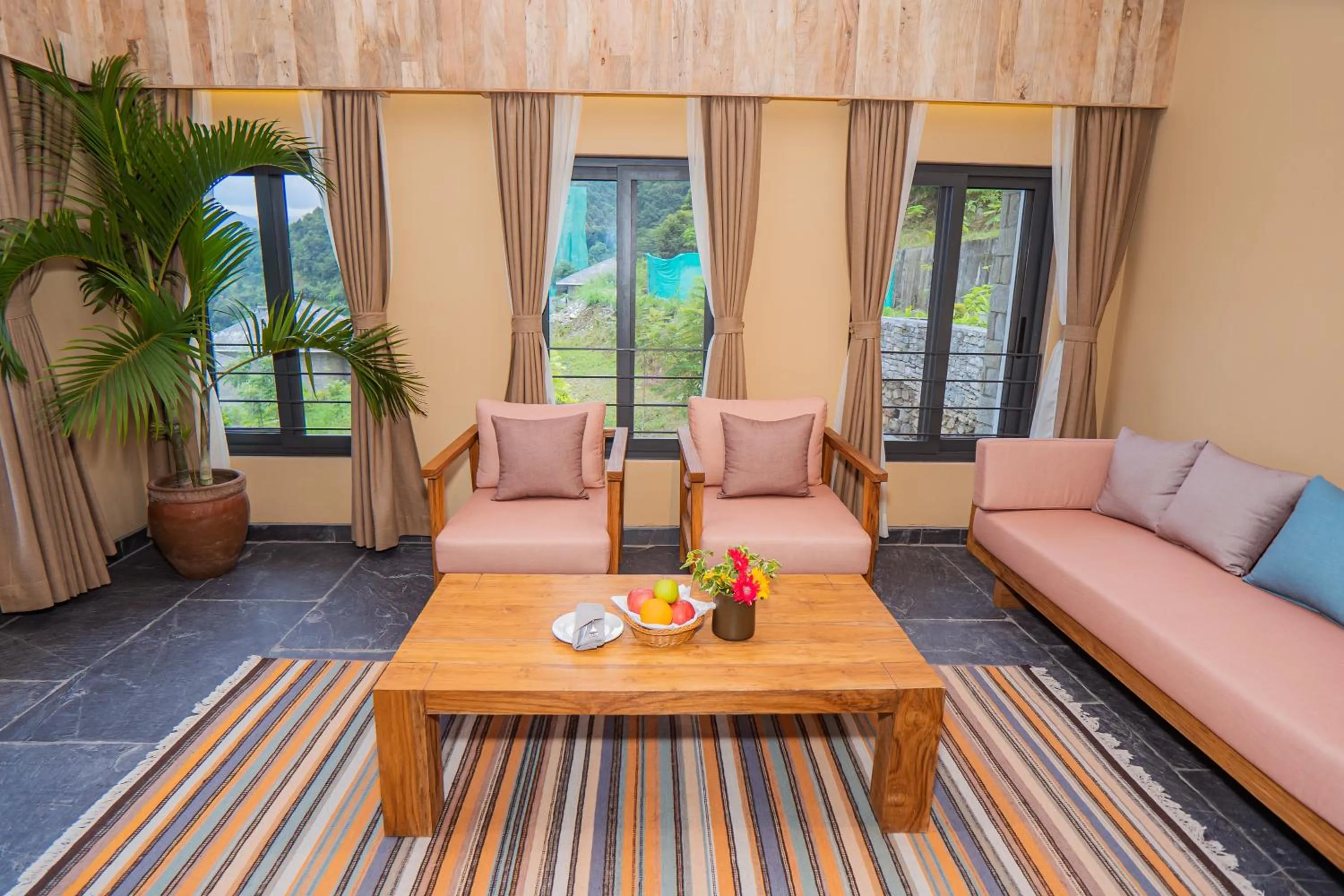 Living room in Dorje's Resort and Spa