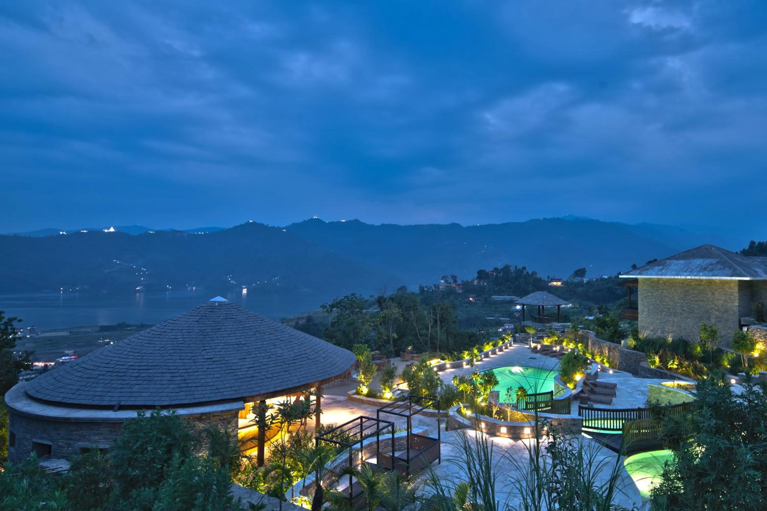 Mountain view in Dorje's Resort and Spa