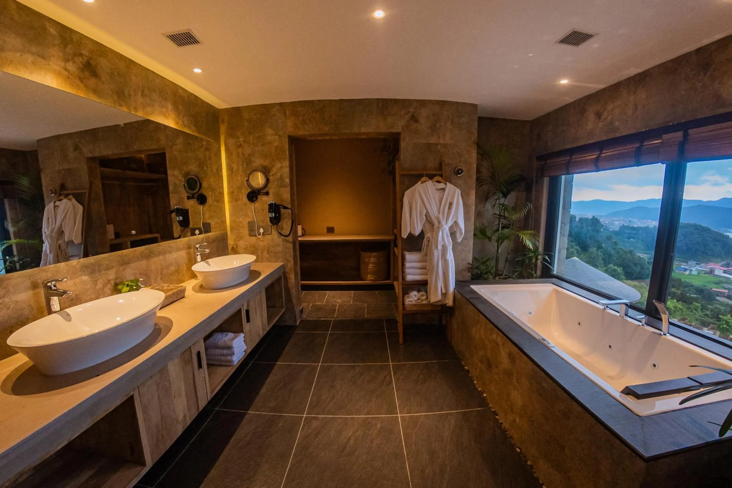 Bathroom in Dorje's Resort and Spa