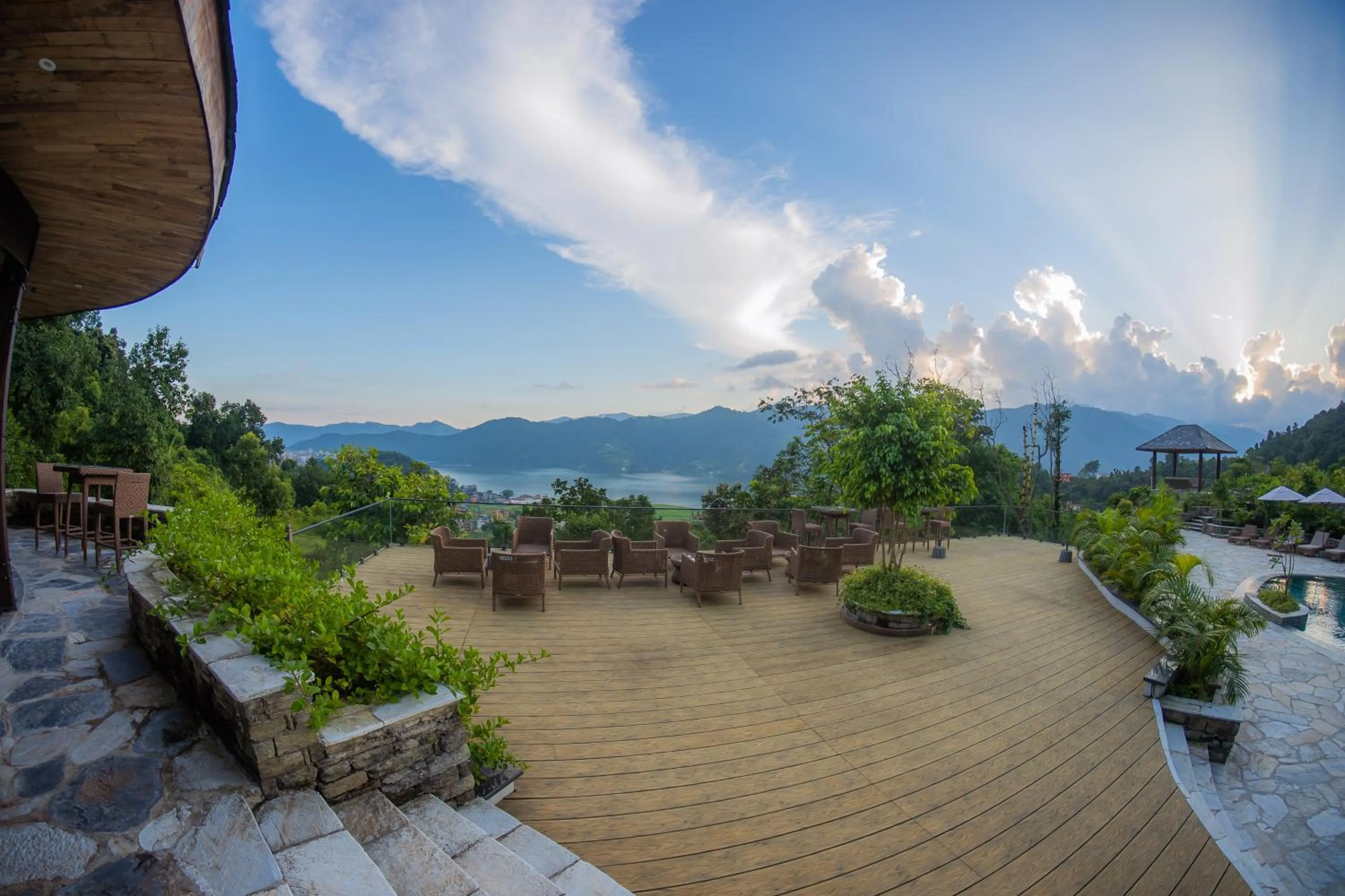 Swimming pool in Dorje's Resort and Spa
