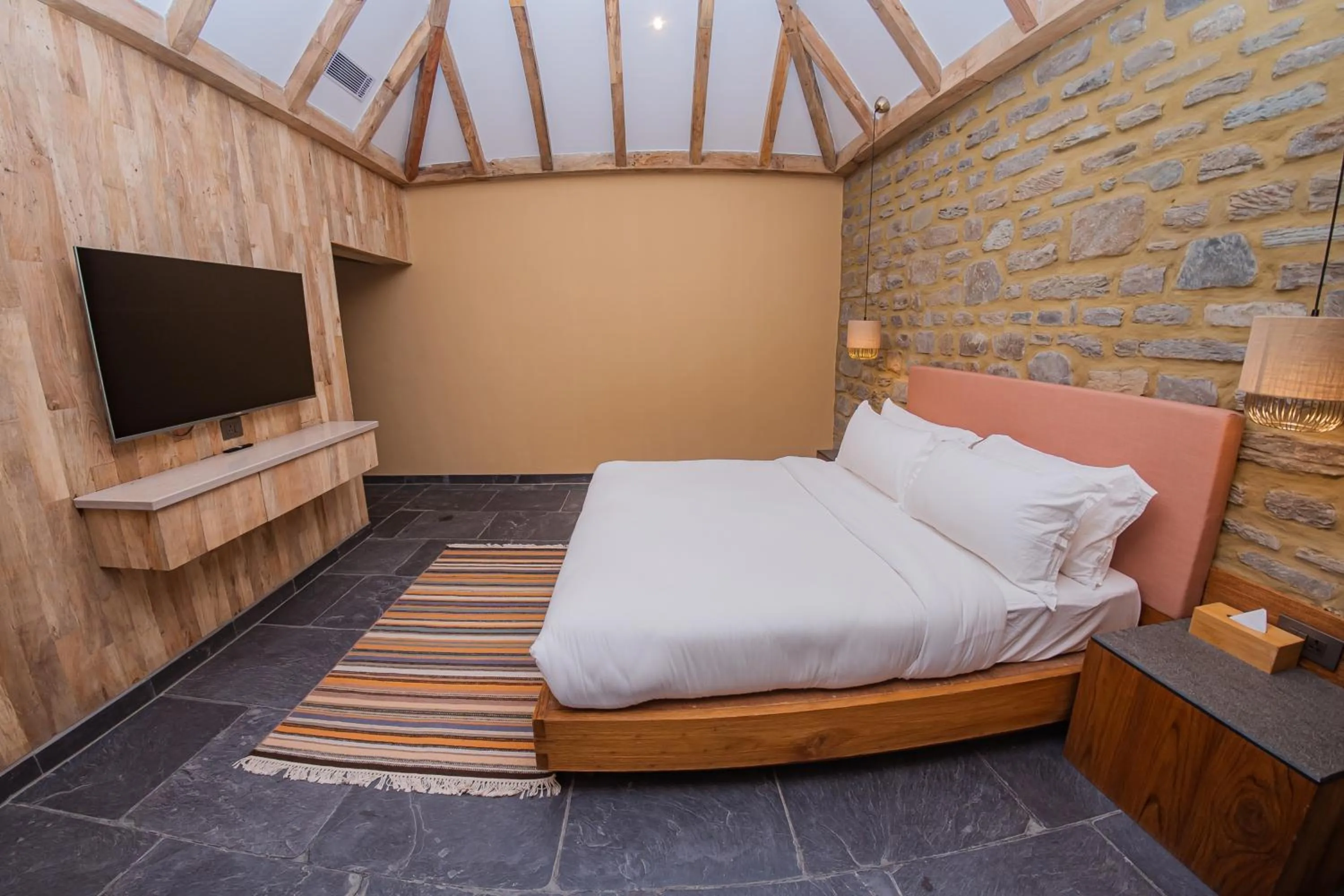 Bed in Dorje's Resort and Spa