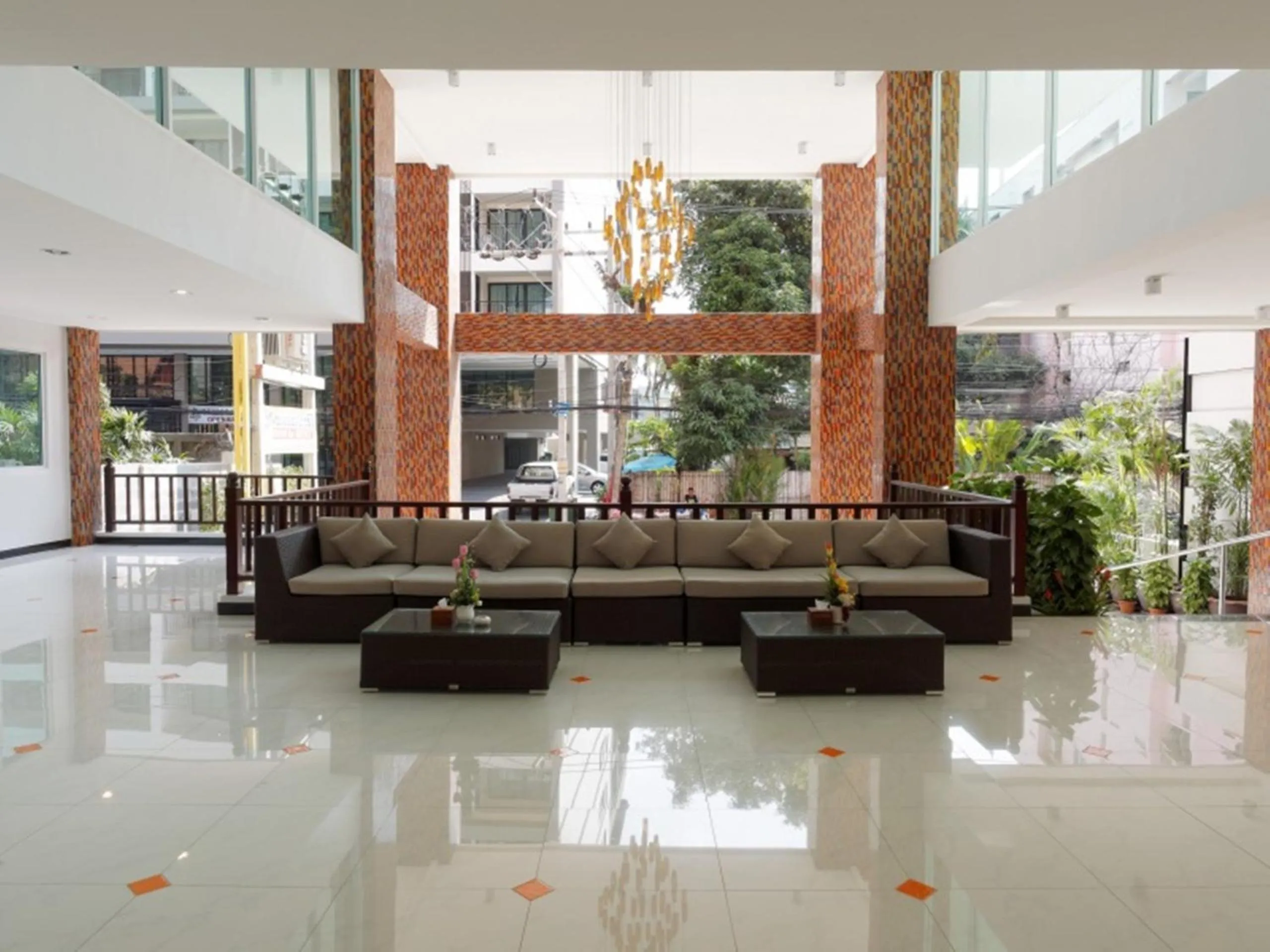 Lobby or reception in Pattaya Blue Sky
