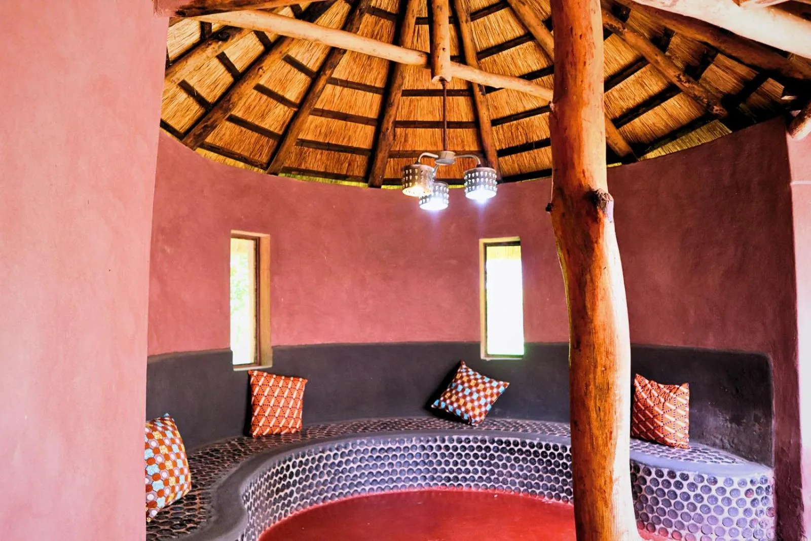 Seating area in Munga Eco-Lodge