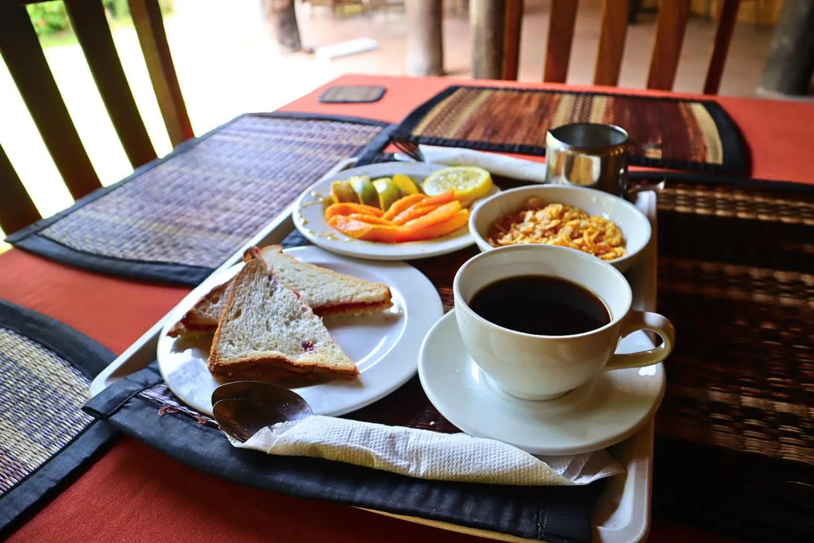 Breakfast in Munga Eco-Lodge