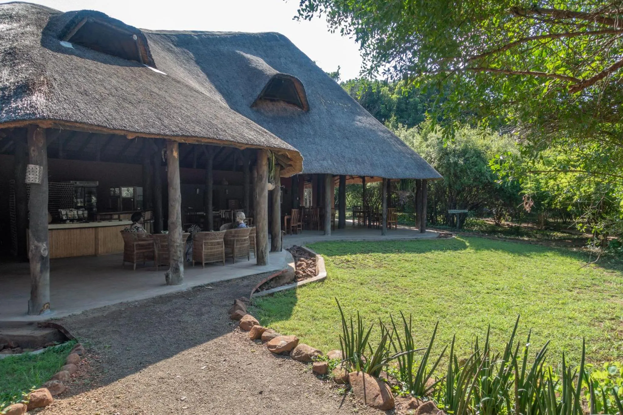 Garden in Munga Eco-Lodge