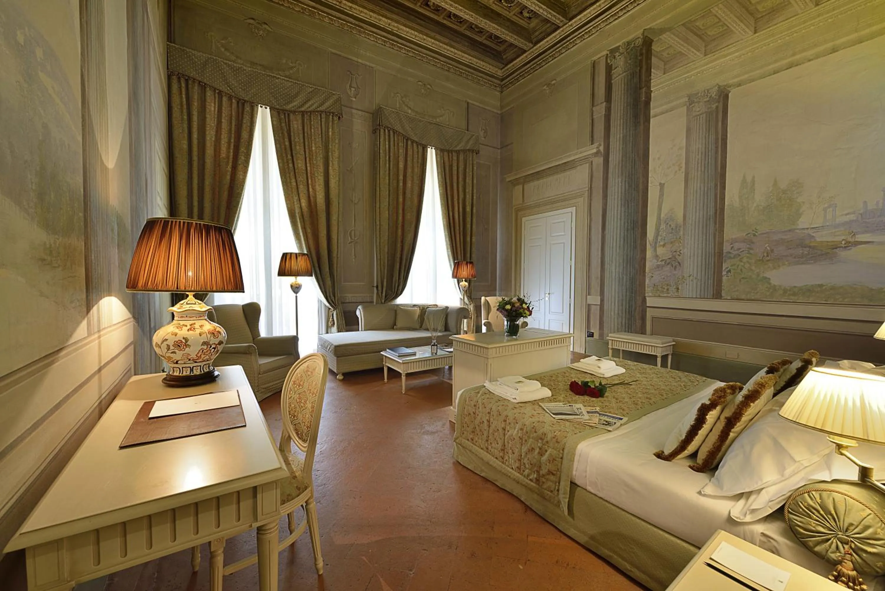 Bedroom, Bed in Palazzo Guicciardini