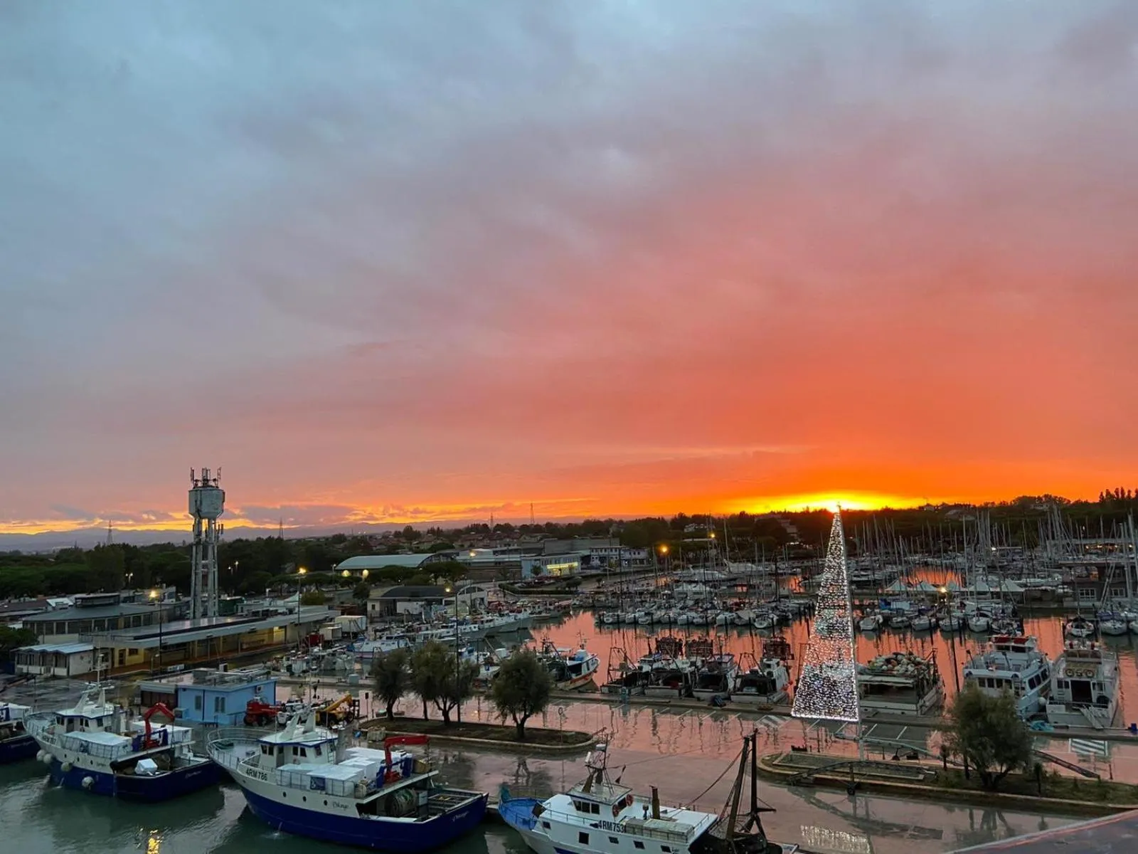 Sunset in Hotel Baltic