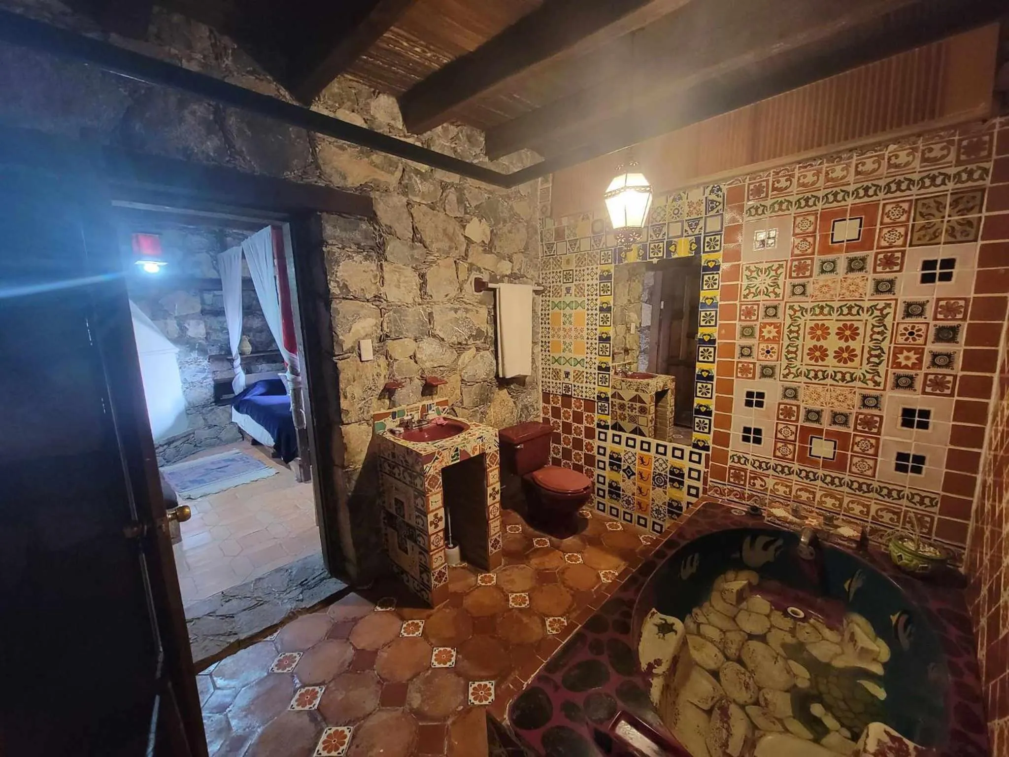 Bathroom in HOTEL RINCÓN MAGICO REAL DE CATORCE