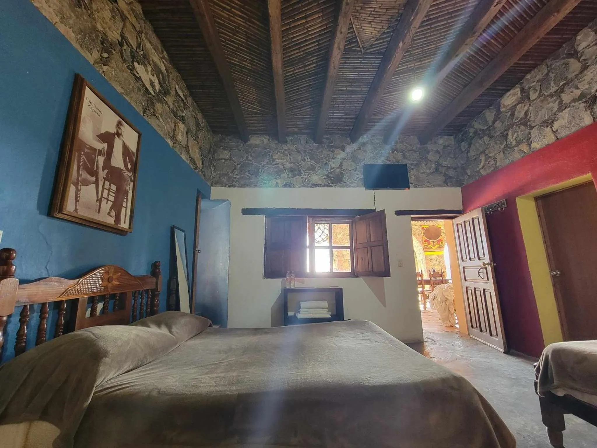 Photo of the whole room, Bed in HOTEL RINCÓN MAGICO REAL DE CATORCE