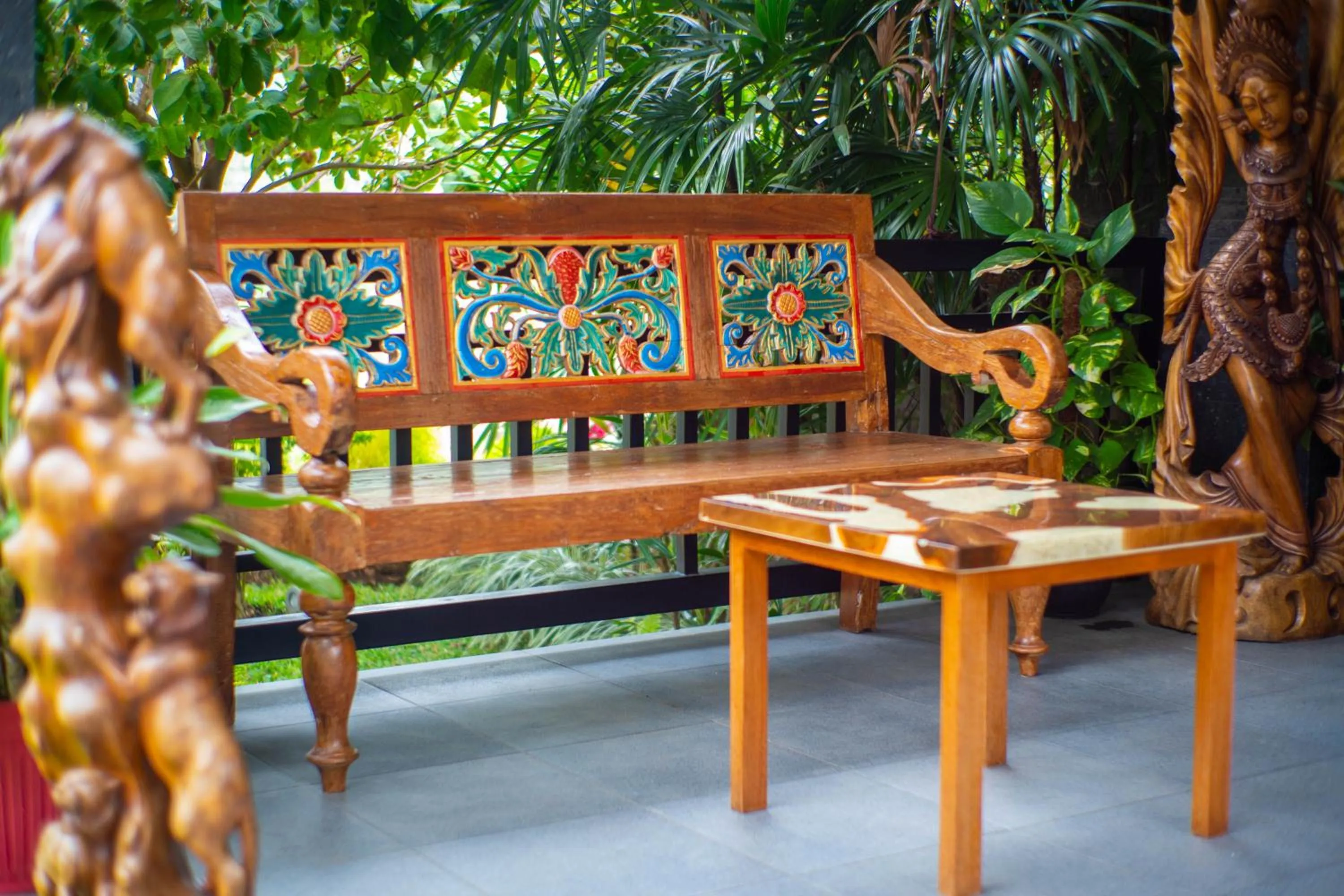 Seating area in Villa Selonding Batu